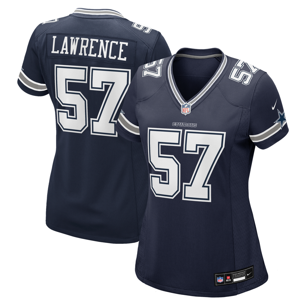 Women's Dallas Cowboys Malachi Lawrence Nike Navy Game Jersey