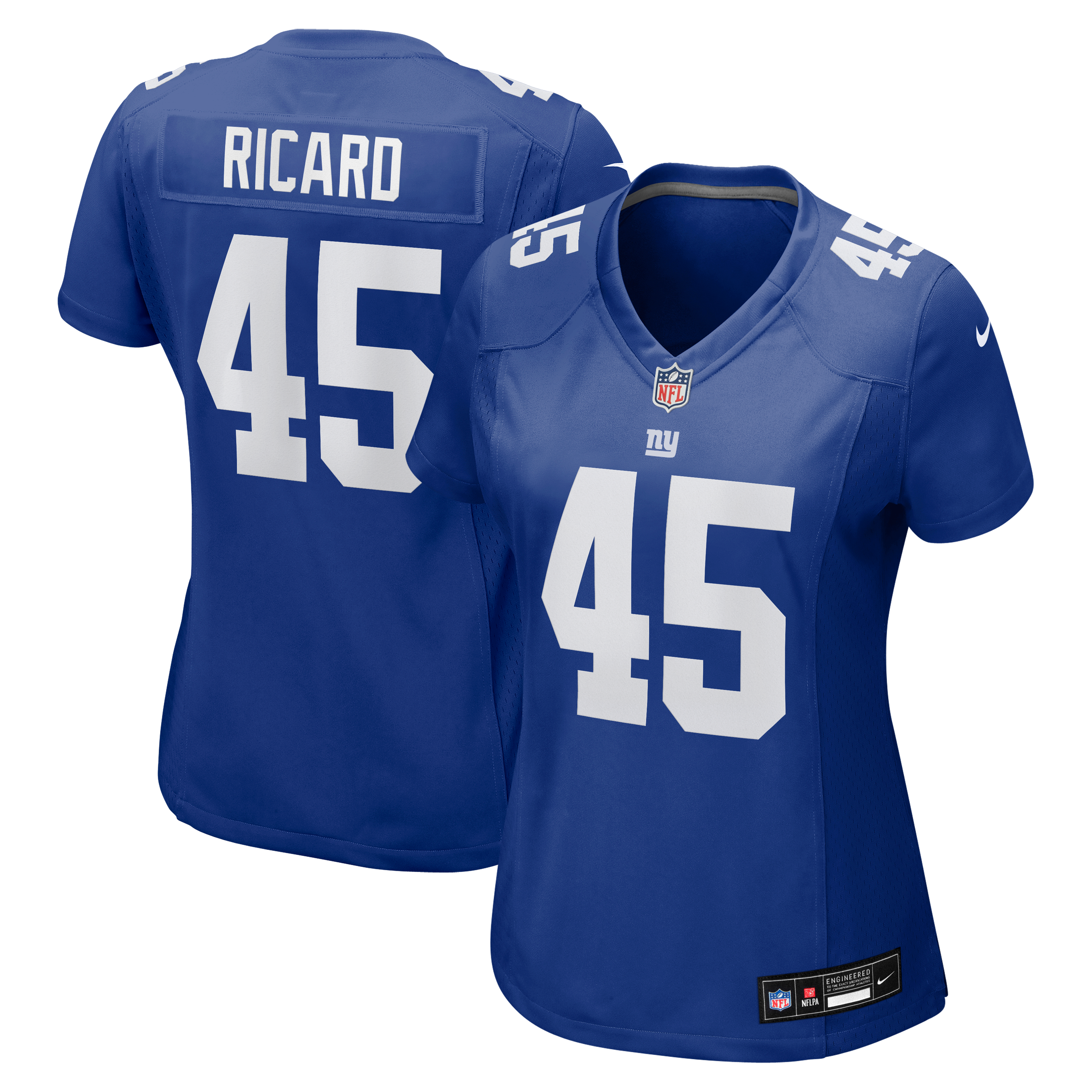 Women's New York Giants Patrick Ricard Nike Royal Team Game Jersey