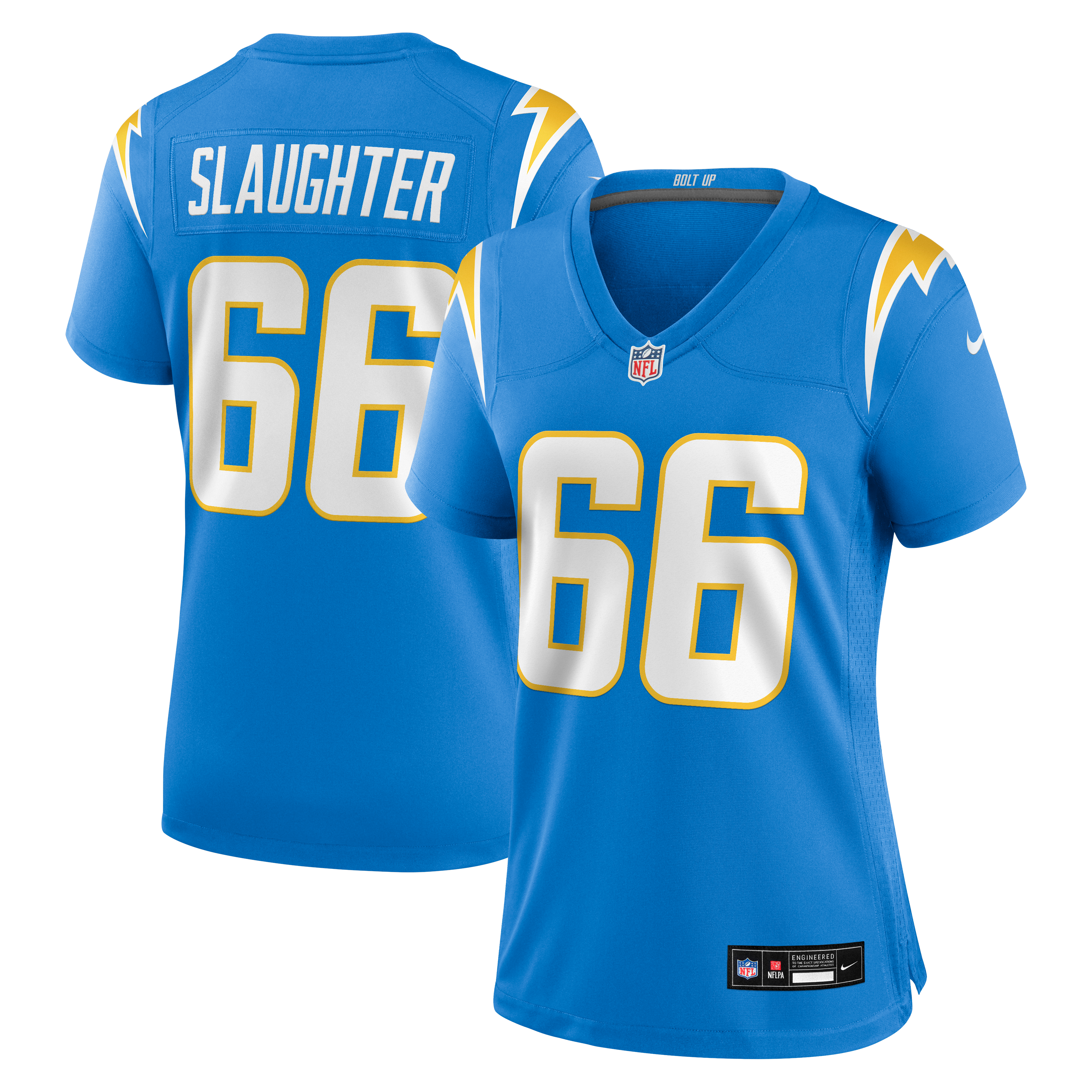 Women's Los Angeles Chargers Jake Slaughter Nike Powder Blue Team Game Jersey