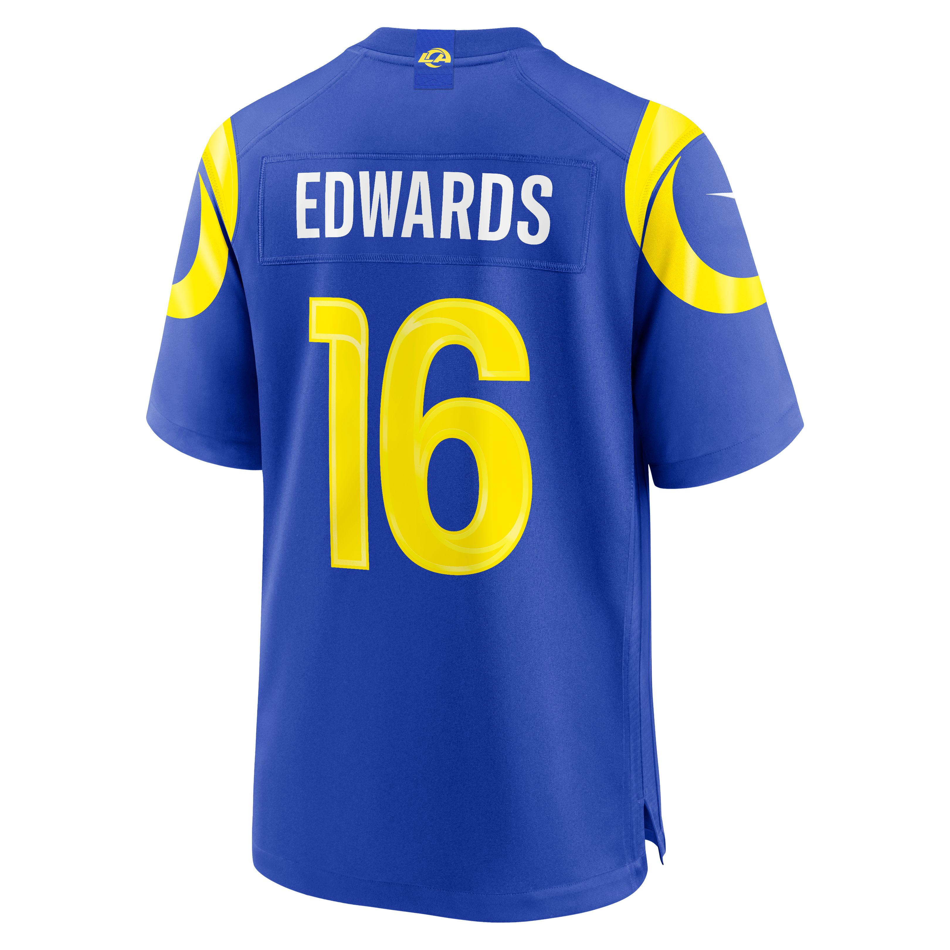 Men's Los Angeles Rams Tru Edwards Nike Royal Team Game Jersey