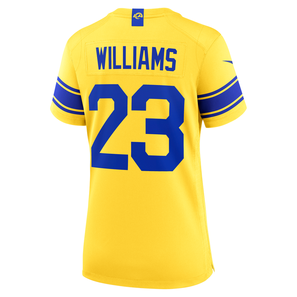 Women's Los Angeles Rams Kyren Williams Nike Classic Sol Game Jersey