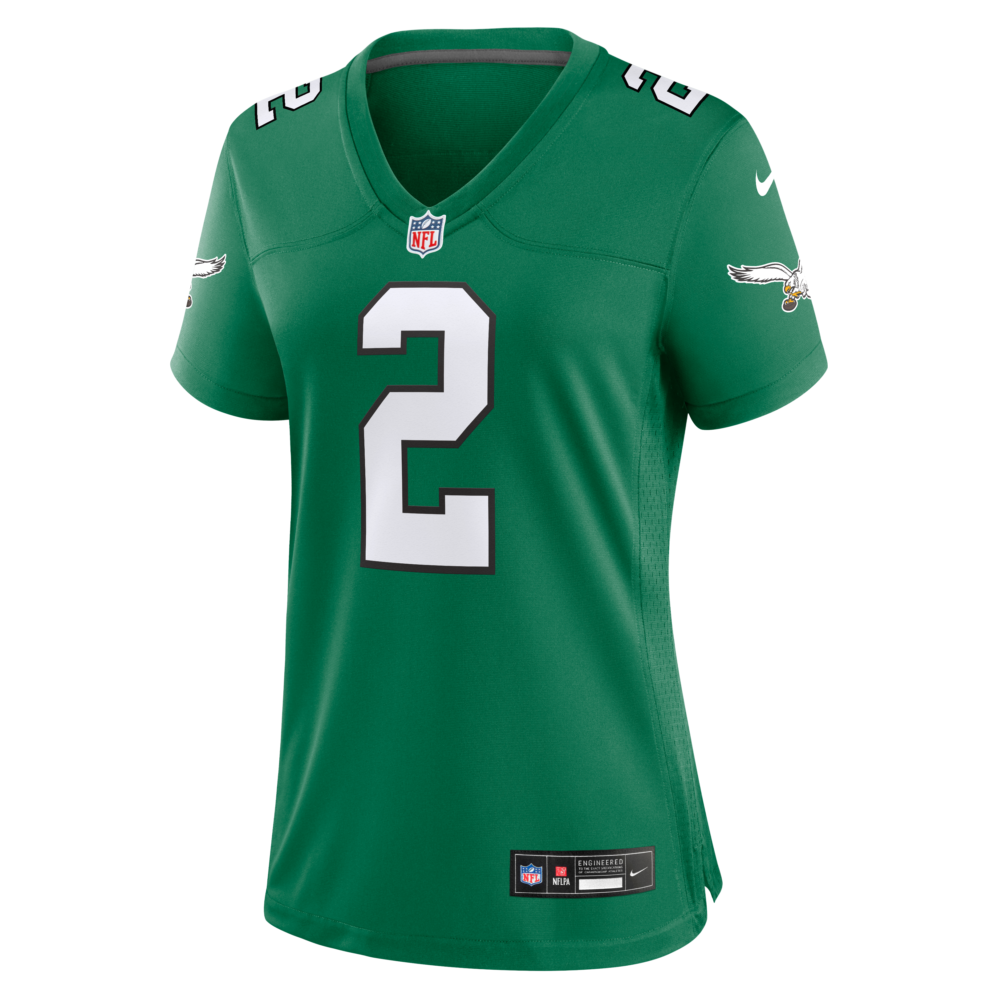 Women's Philadelphia Eagles Tariq Woolen Nike Kelly Green Alternate Game Jersey
