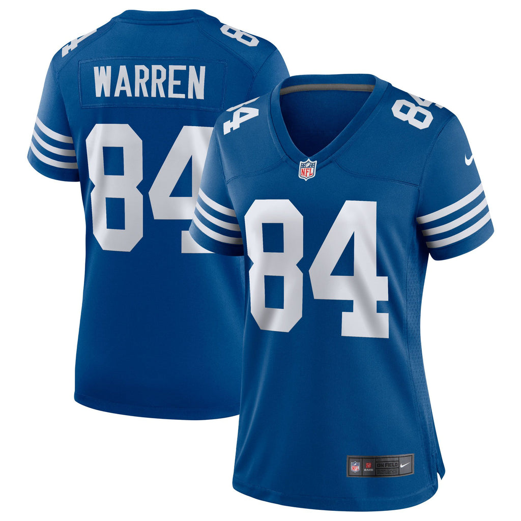 Women's Indianapolis Colts Tyler Warren Nike Royal Alternate Game Jersey