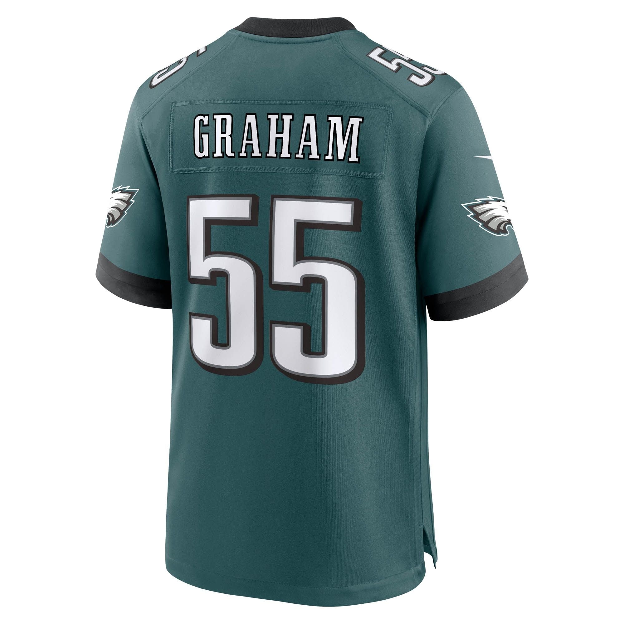 Men's Philadelphia Eagles Brandon Graham Nike Midnight Green Team Game Jersey
