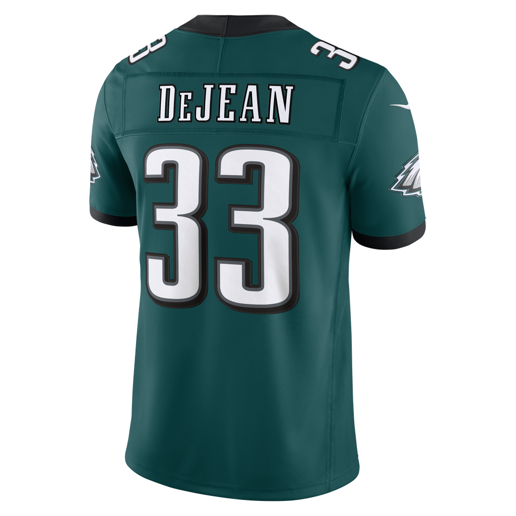 Men's Philadelphia Eagles Cooper Dejean Nike Midnight Green Team Vapor Fuse Stitched Limited Jersey