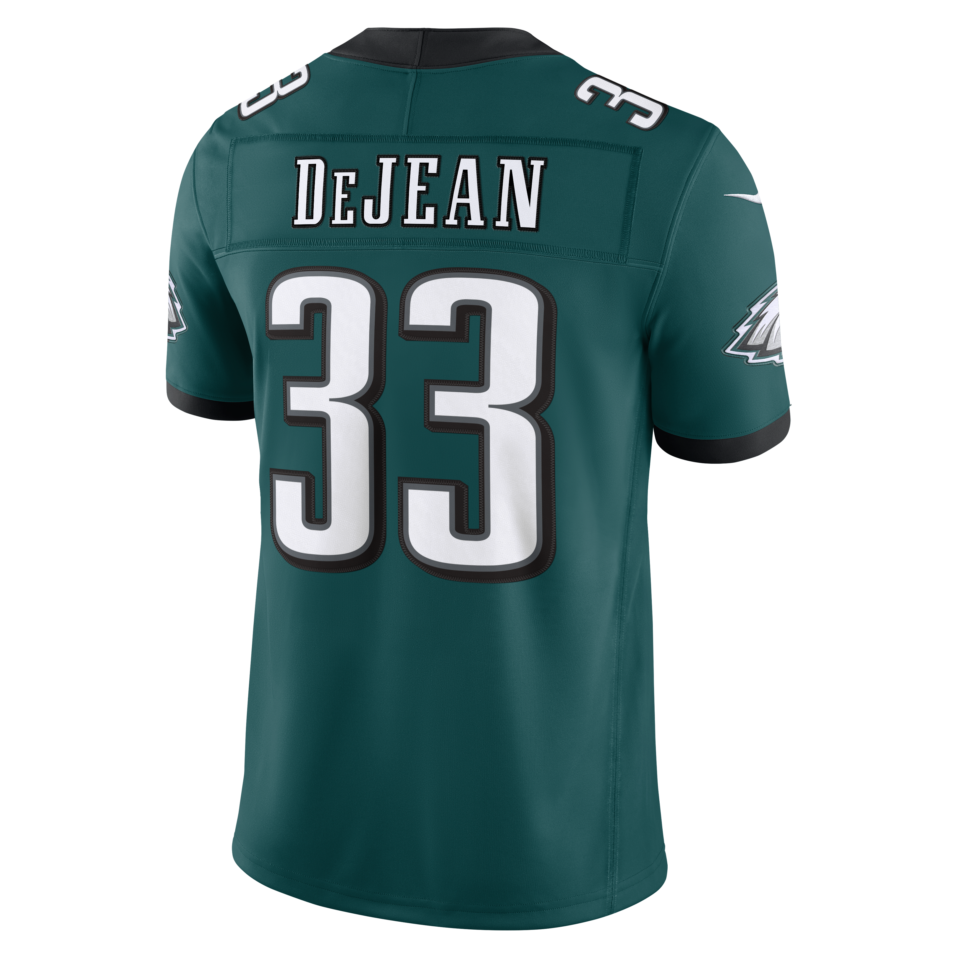 Men's Philadelphia Eagles Cooper Dejean Nike Midnight Green Team Vapor Fuse Stitched Limited Jersey