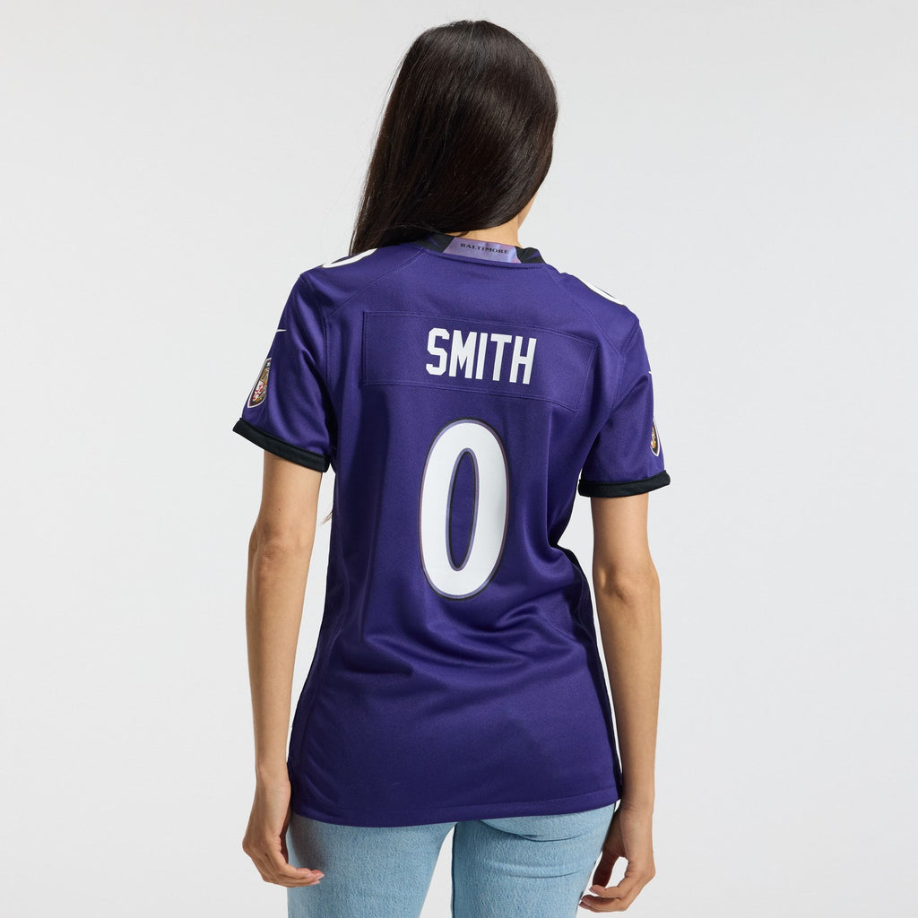 Women's Baltimore Ravens Roquan Smith Nike Purple Team Game Jersey