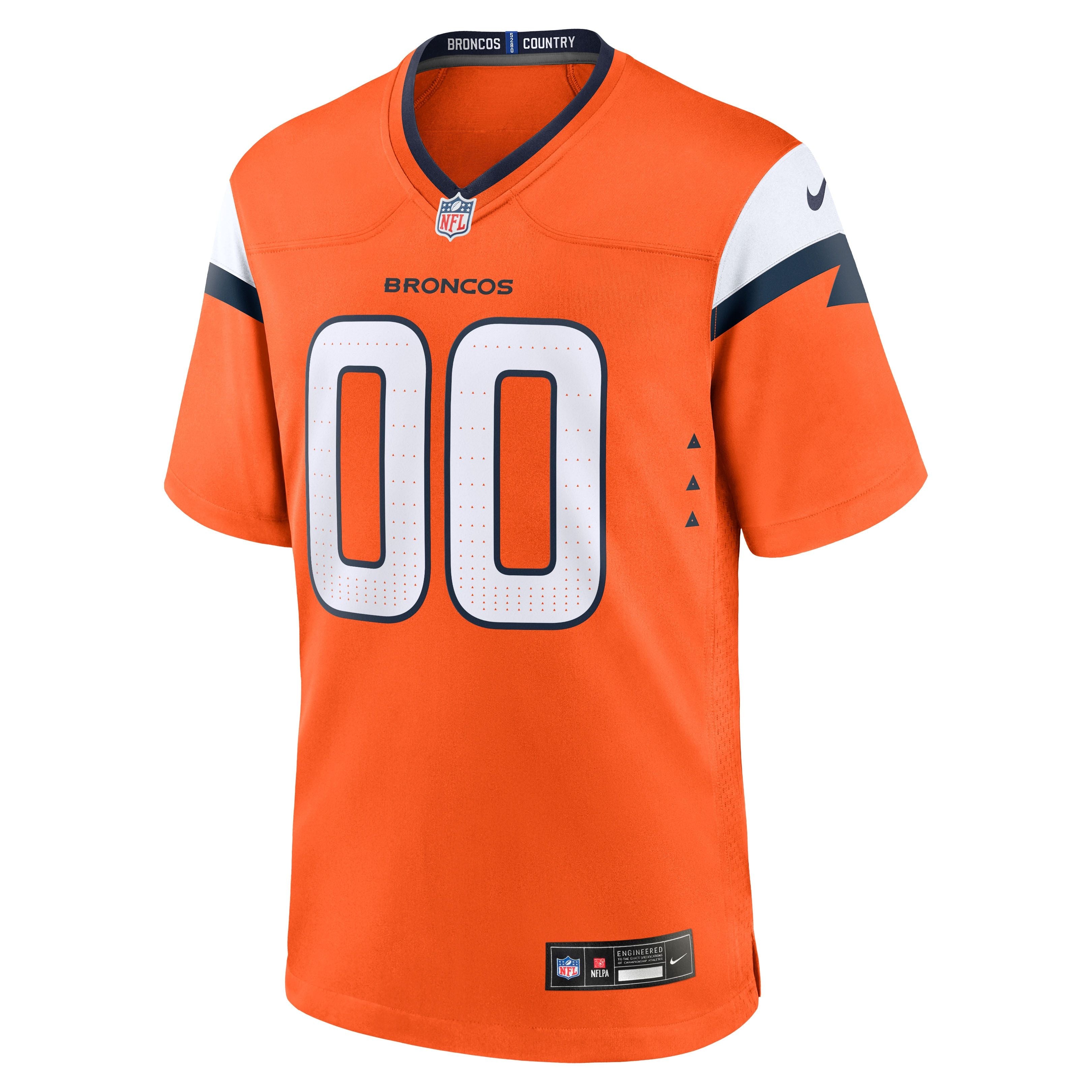 Men's Denver Broncos Tyler Onyedim Nike Orange Game Jersey