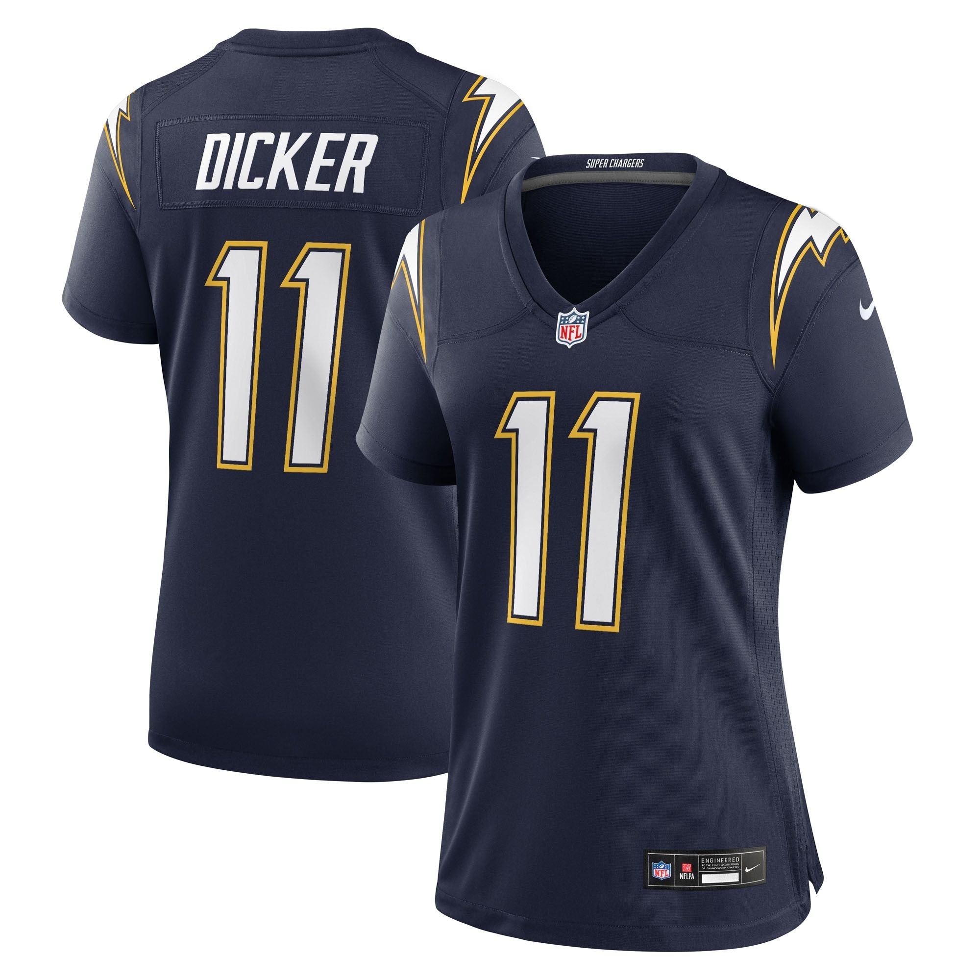 Women's Los Angeles Chargers Cameron Dicker Nike Navy Alternate Game Jersey