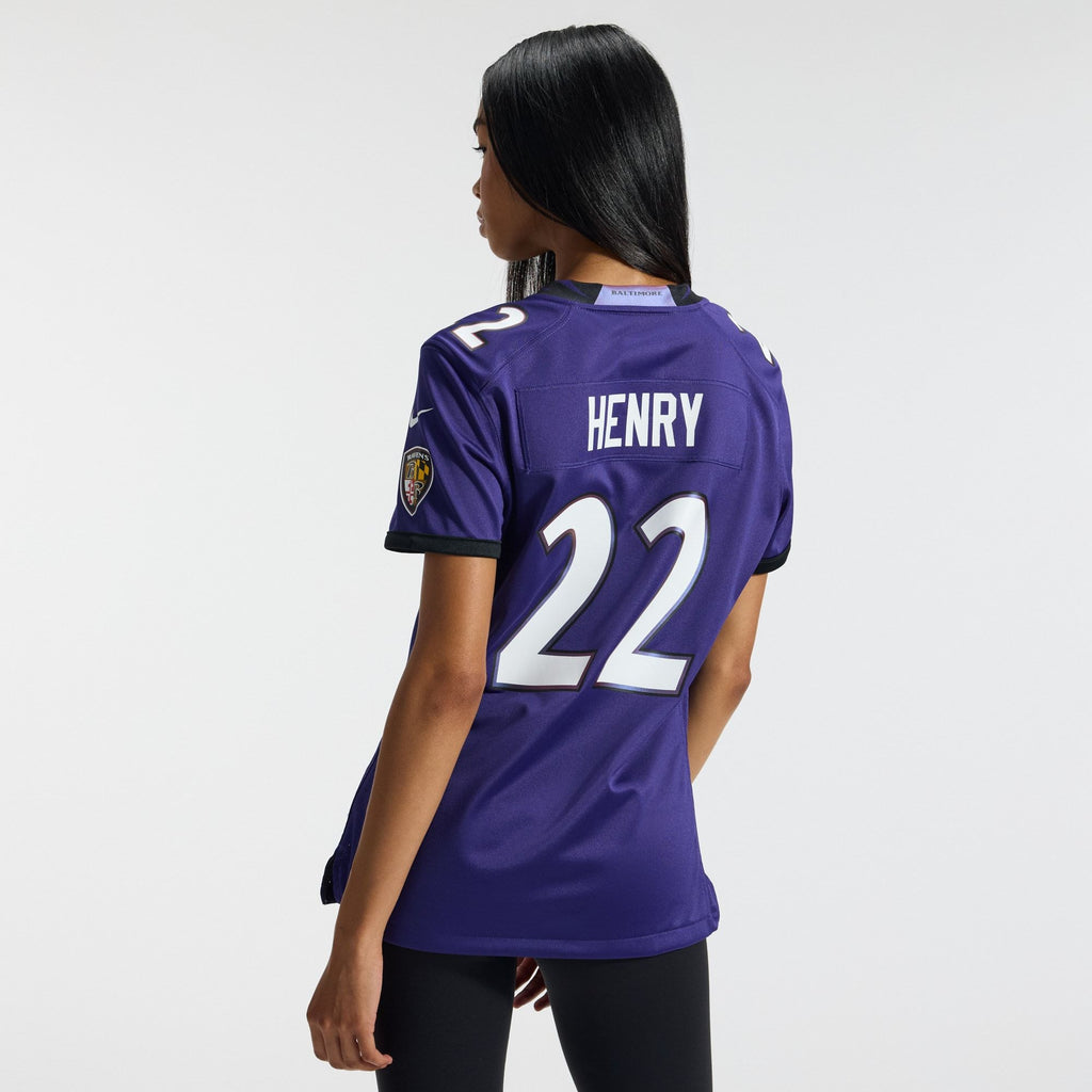 Women's Baltimore Ravens Derrick Henry Nike Purple Team Game Jersey