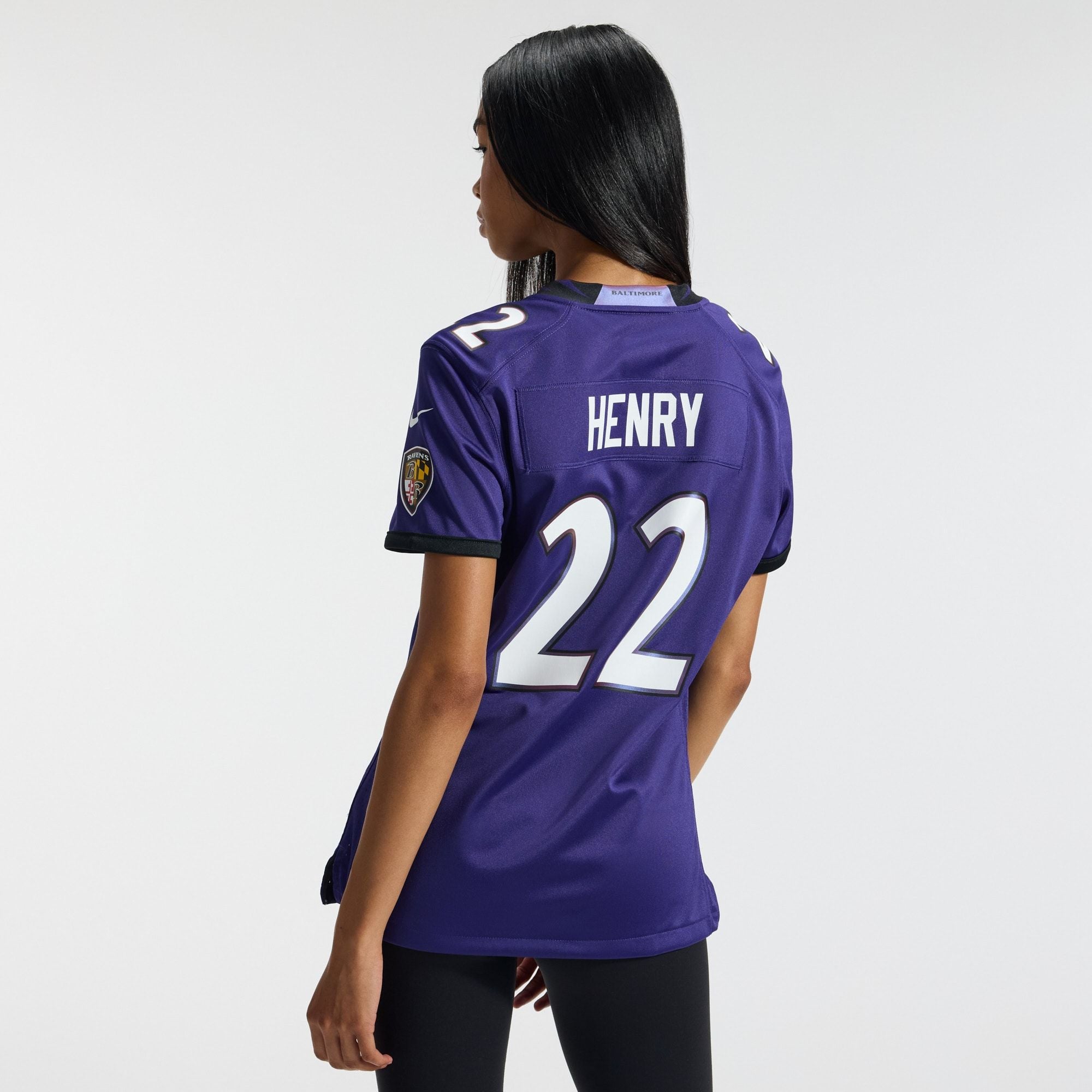 Women's Baltimore Ravens Derrick Henry Nike Purple Team Game Jersey