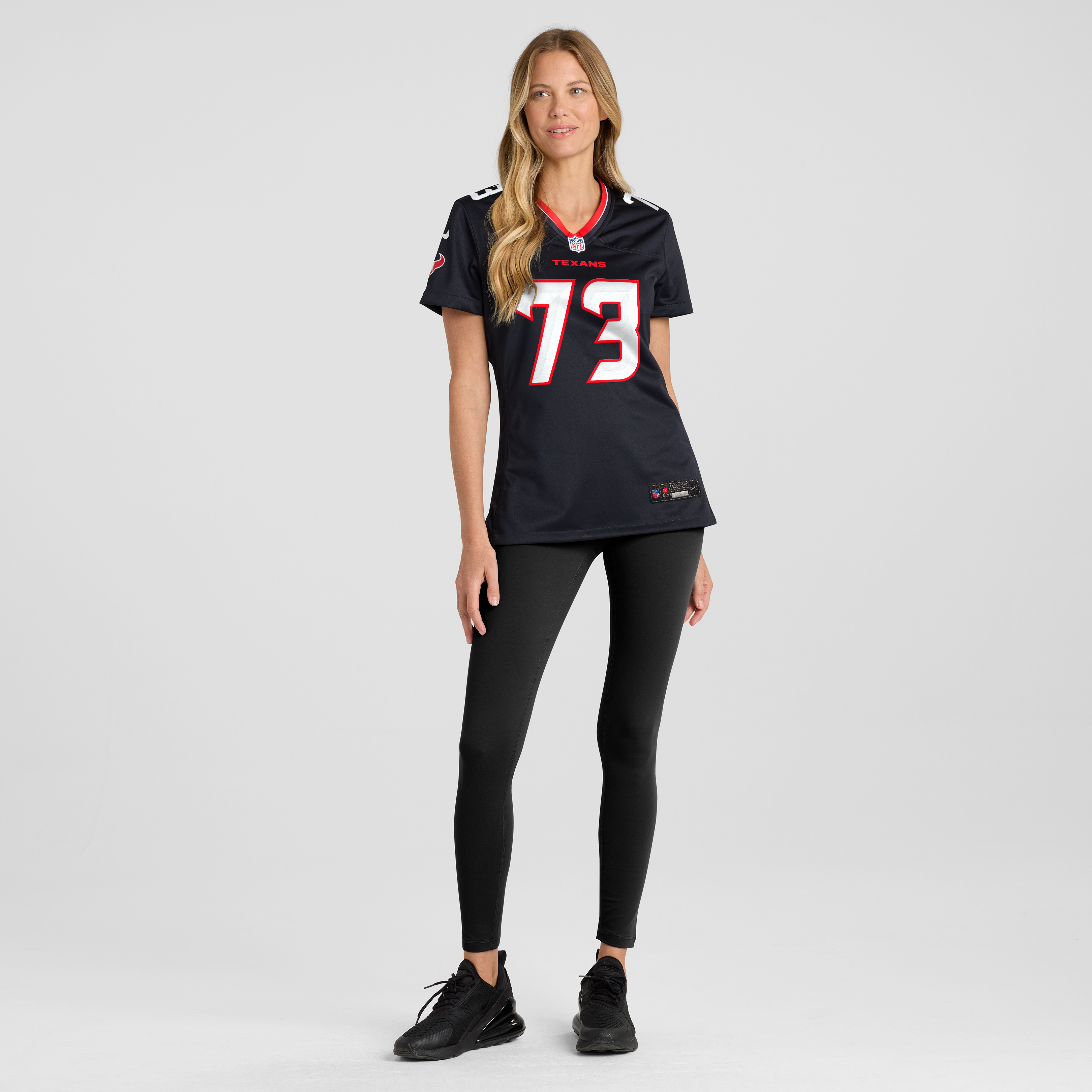 Women's Houston Texans Derrick Graham Nike Navy Team Game Jersey