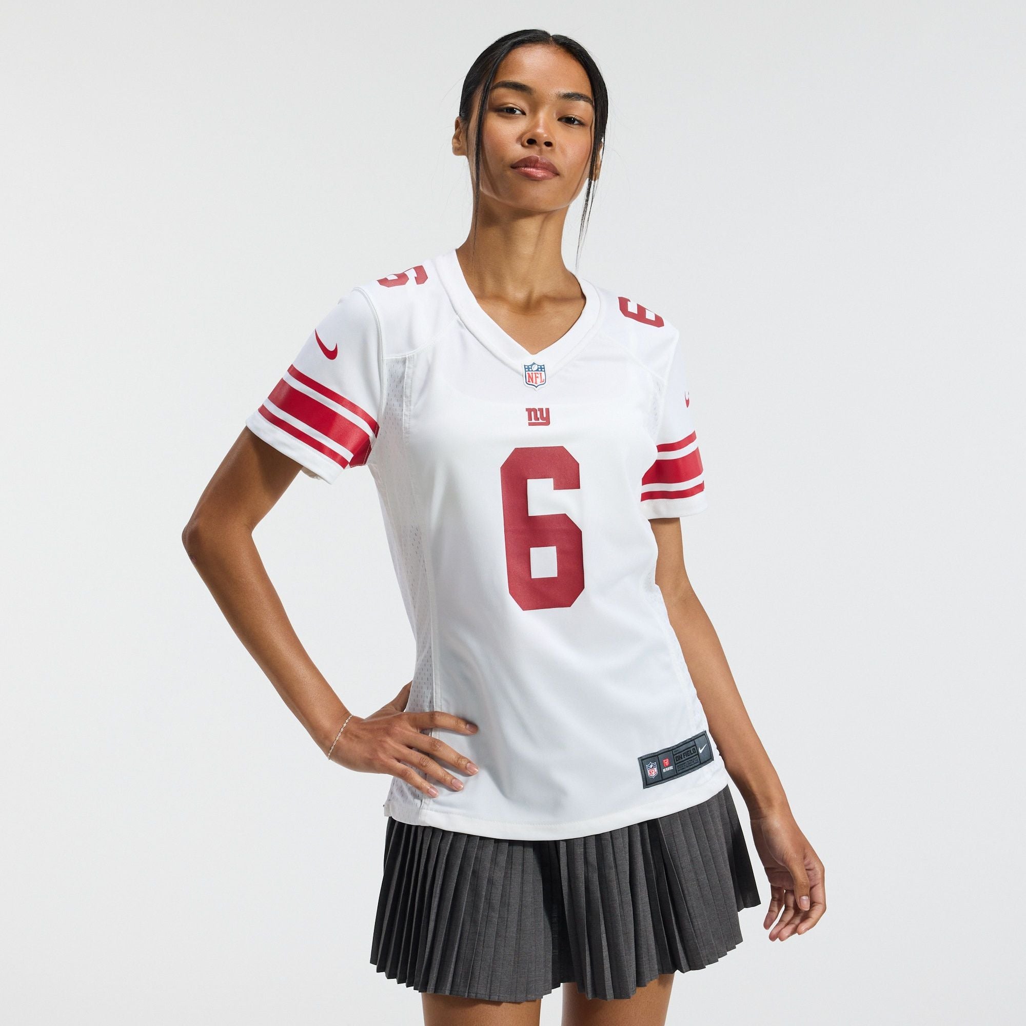 Women's New York Giants Jaxson Dart Nike White Game Jersey