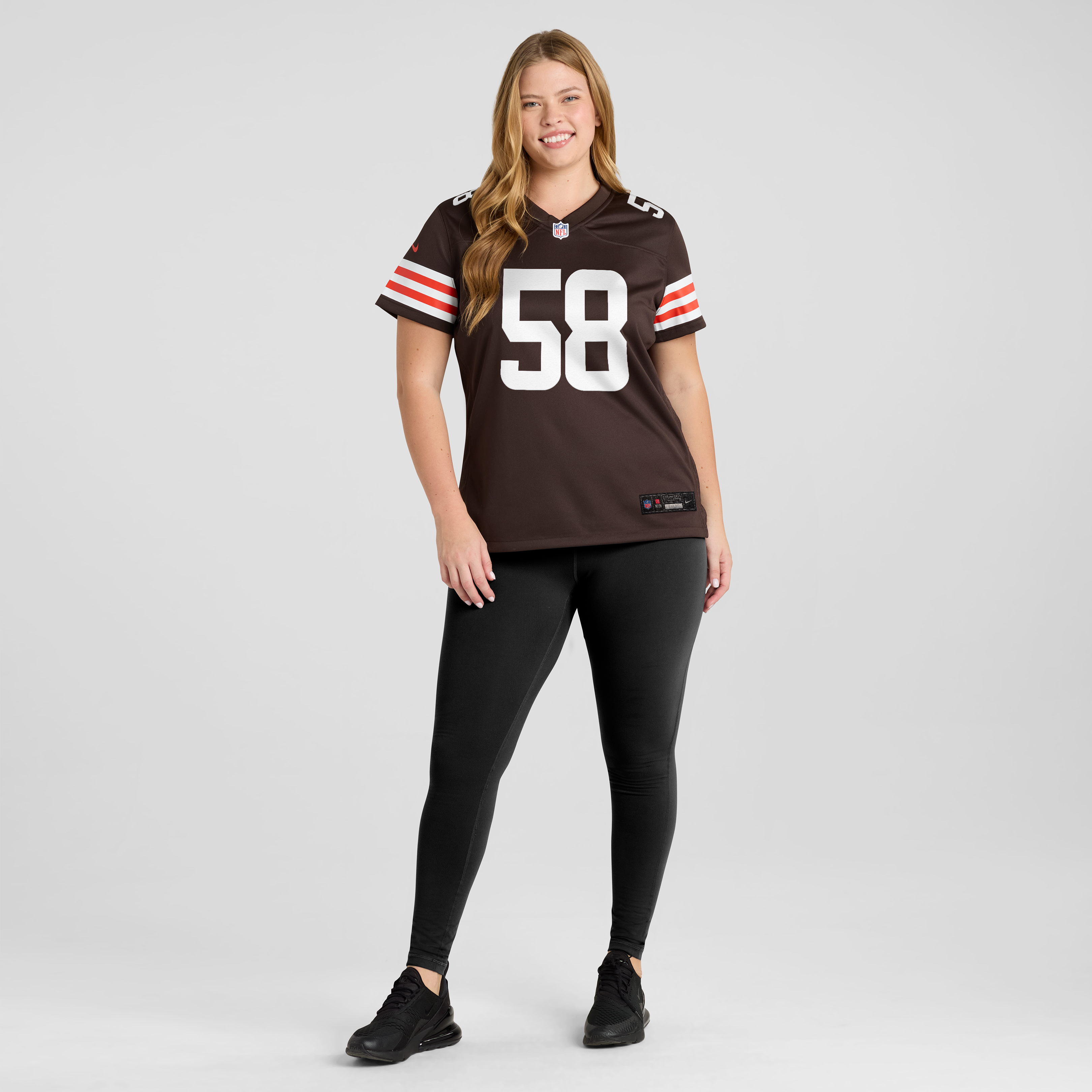 Women's Cleveland Browns Austin Barber Nike Brown Team Game Jersey