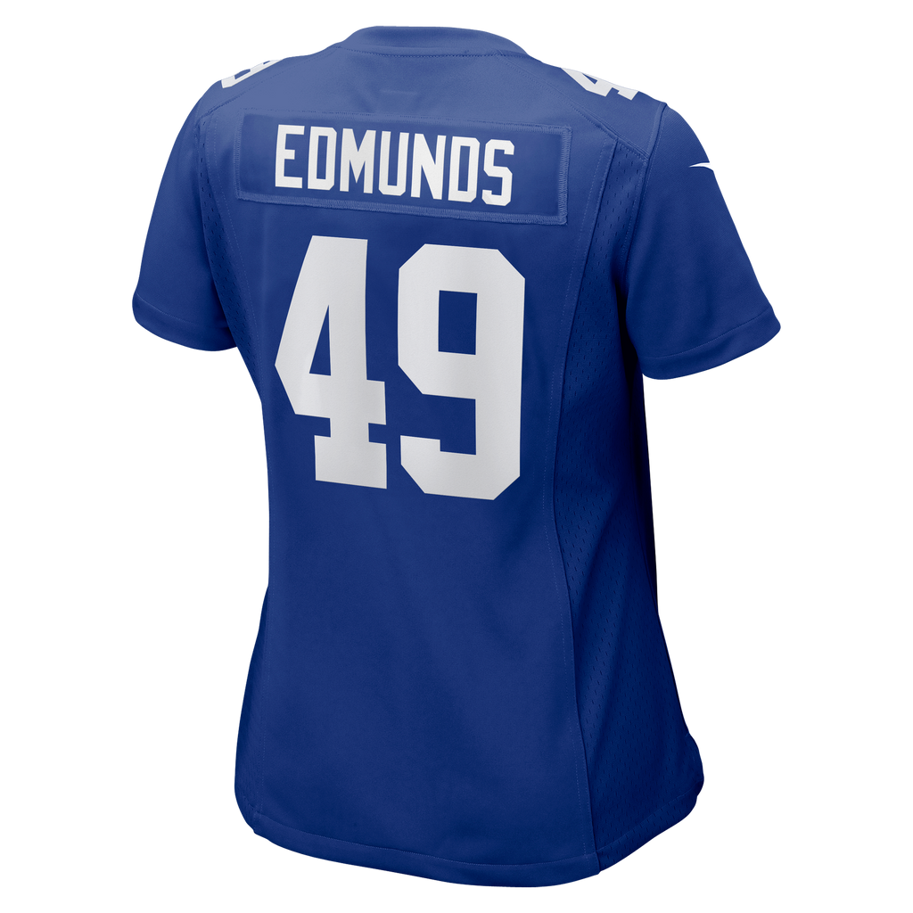 Women's New York Giants Tremaine Edmunds Nike Royal Team Game Jersey