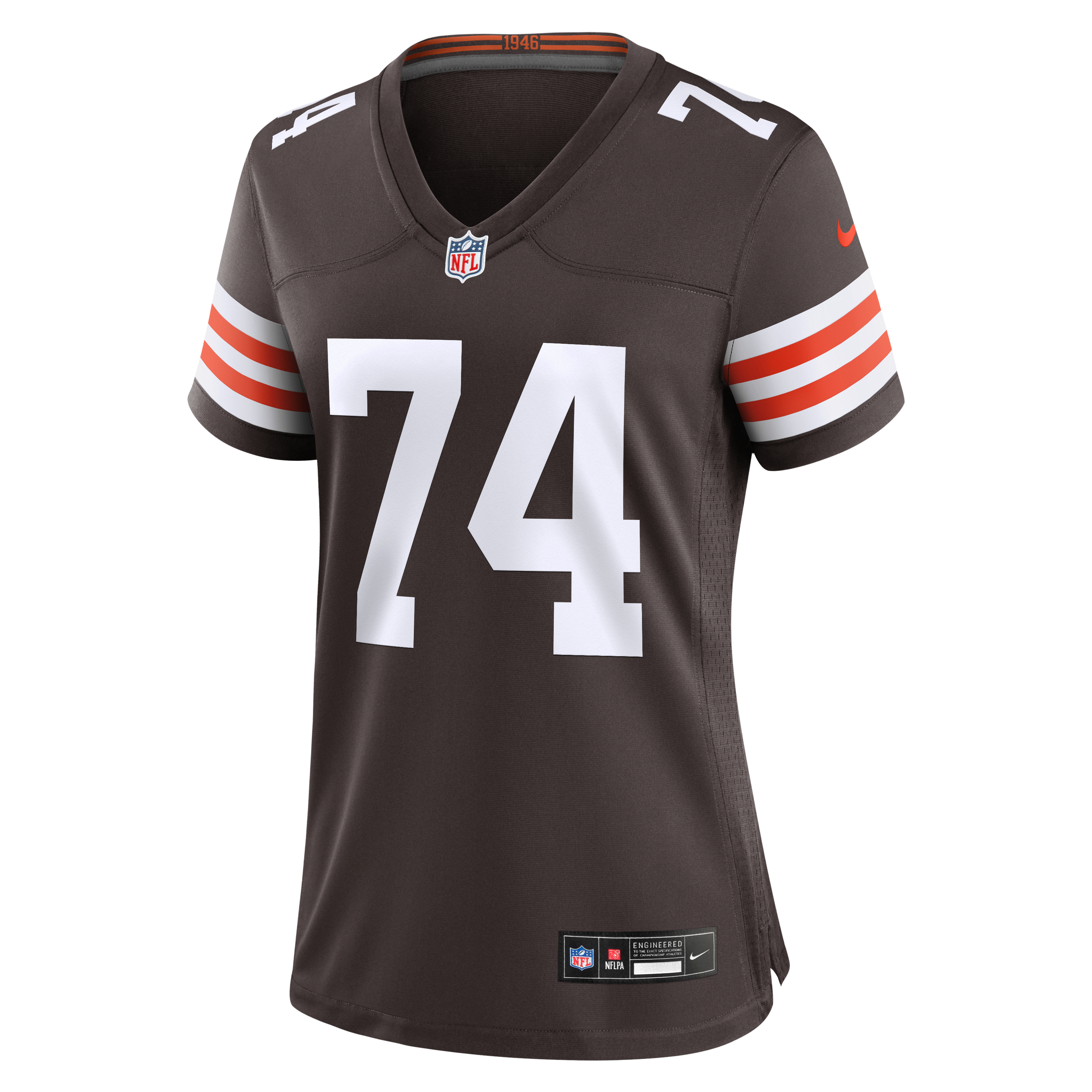Women's Cleveland Browns Elgton Jenkins Nike Brown Team Game Jersey