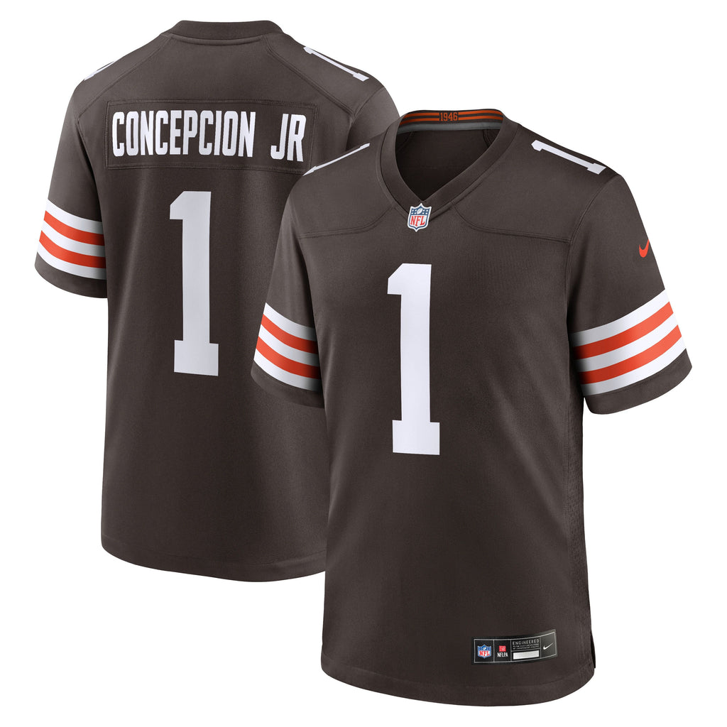 Men's Cleveland Browns Kc Concepcion Nike Brown 2026 Nfl Draft First Round Pick No 24 Team Game Jersey