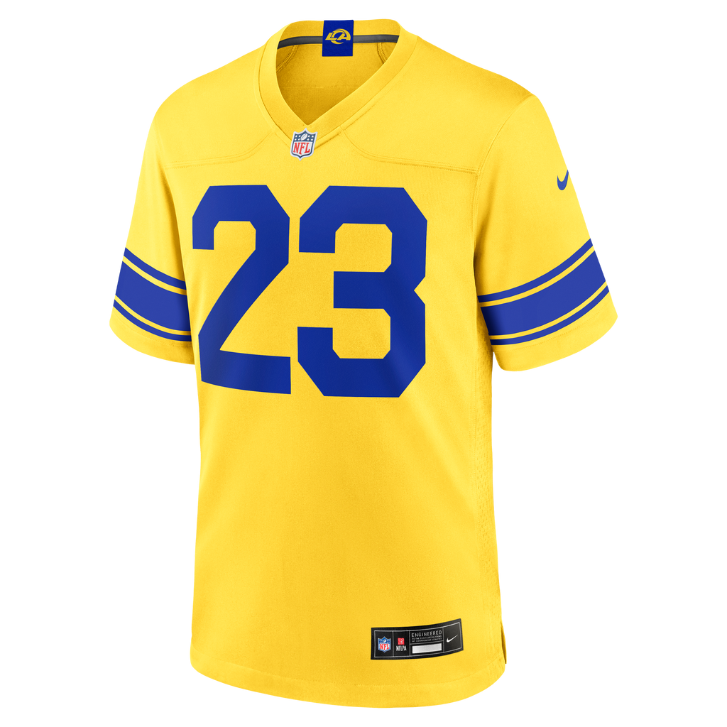 Men's Los Angeles Rams Kyren Williams Nike Classic Sol Game Jersey