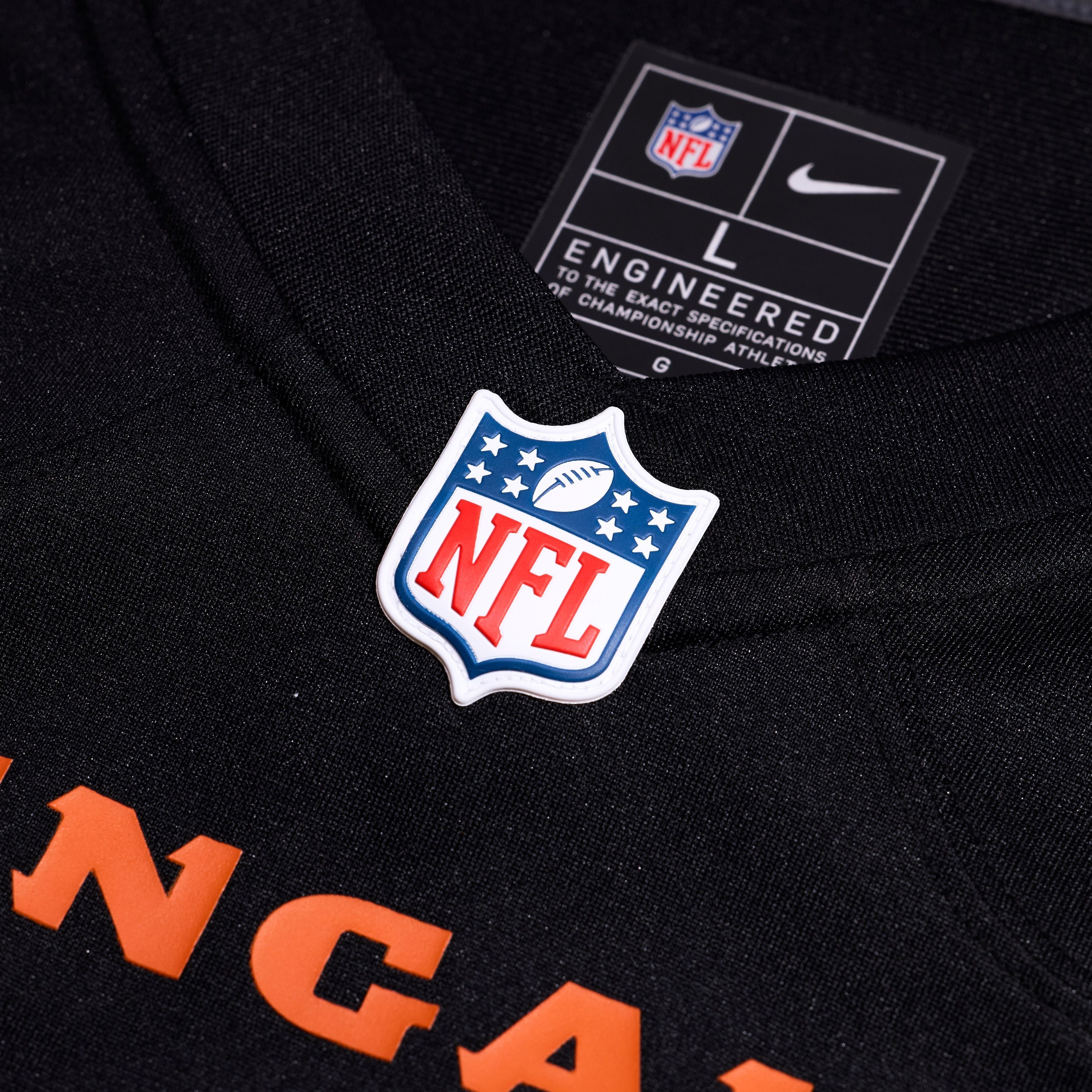 Men's Cincinnati Bengals Cashius Howell Nike Black Team Game Jersey