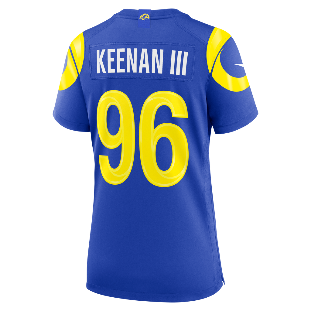 Women's Los Angeles Rams Tim Keenan Iii Nike Royal Team Game Jersey