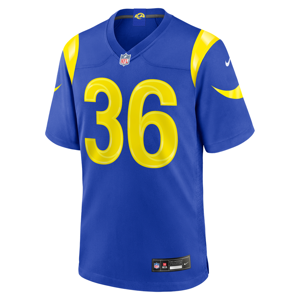 Men's Los Angeles Rams Alex Johnson Nike Royal Team Game Jersey