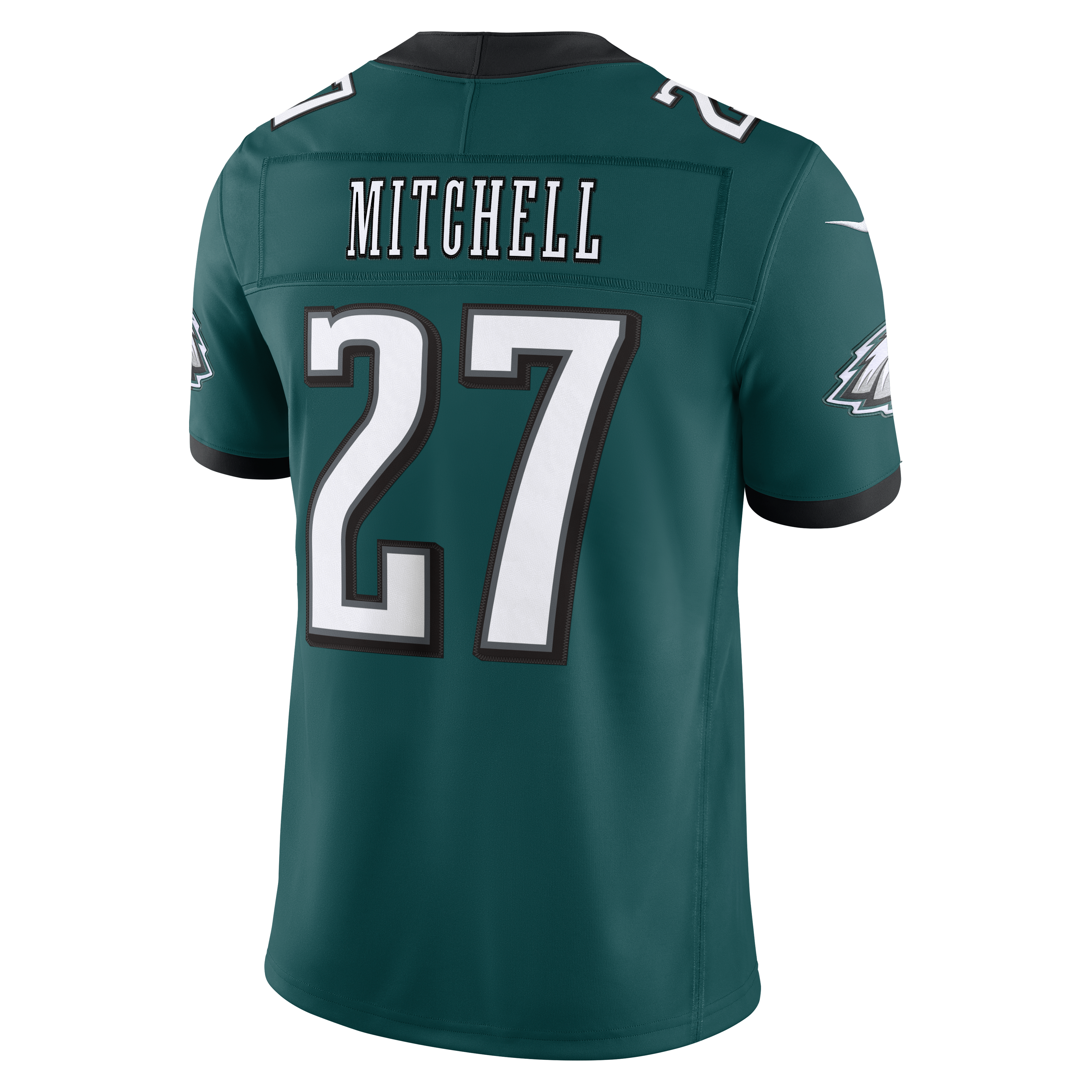 Men's Philadelphia Eagles Quinyon Mitchell Nike Midnight Green Team Vapor Fuse Stitched Limited Jersey