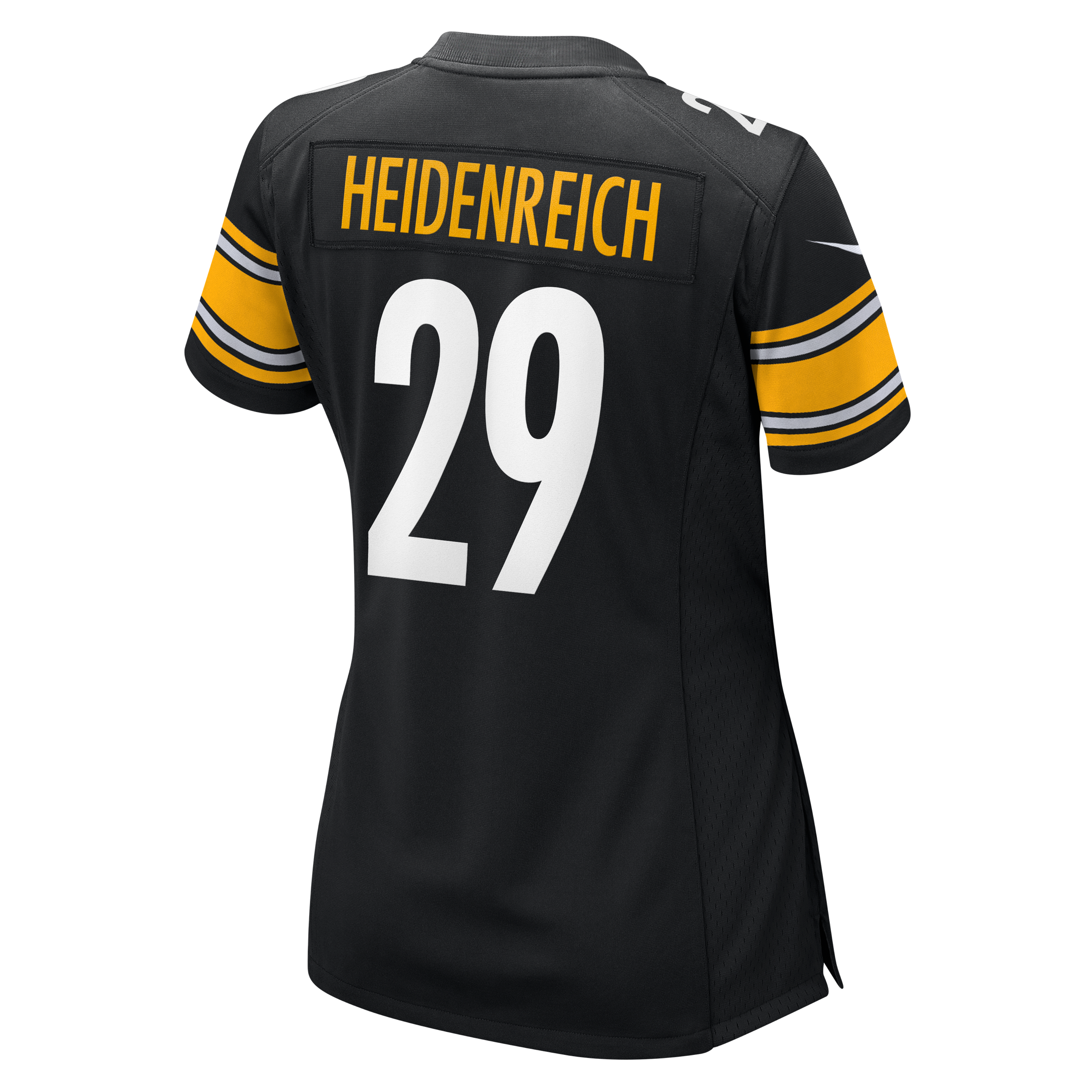 Women's Pittsburgh Steelers Eli Heidenreich Nike Black Team Game Jersey
