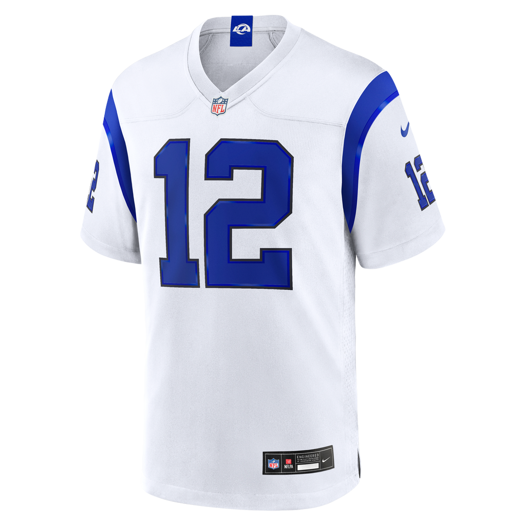 Men's Los Angeles Rams Puka Nacua Nike Fearsome White Game Jersey