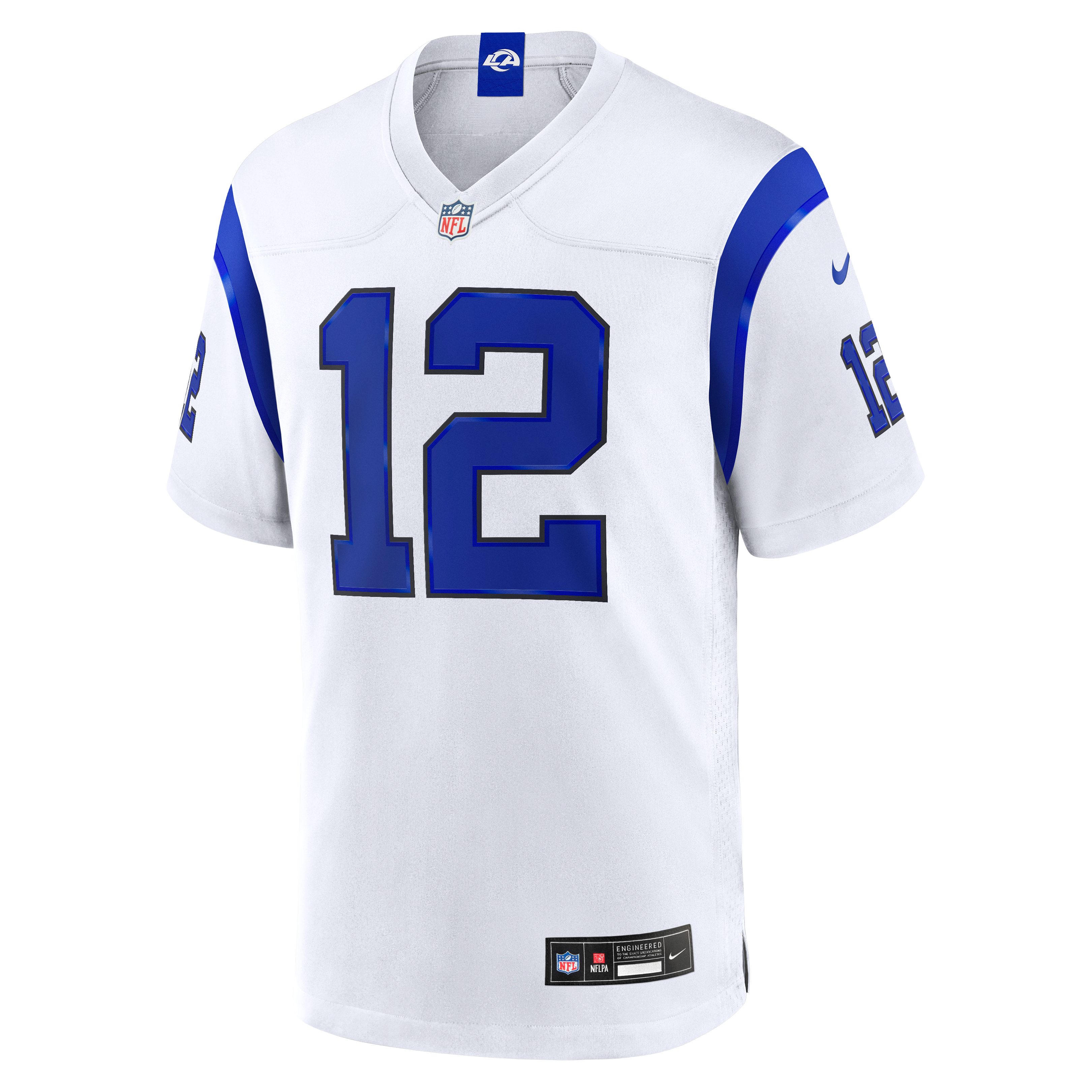 Men's Los Angeles Rams Puka Nacua Nike Fearsome White Game Jersey