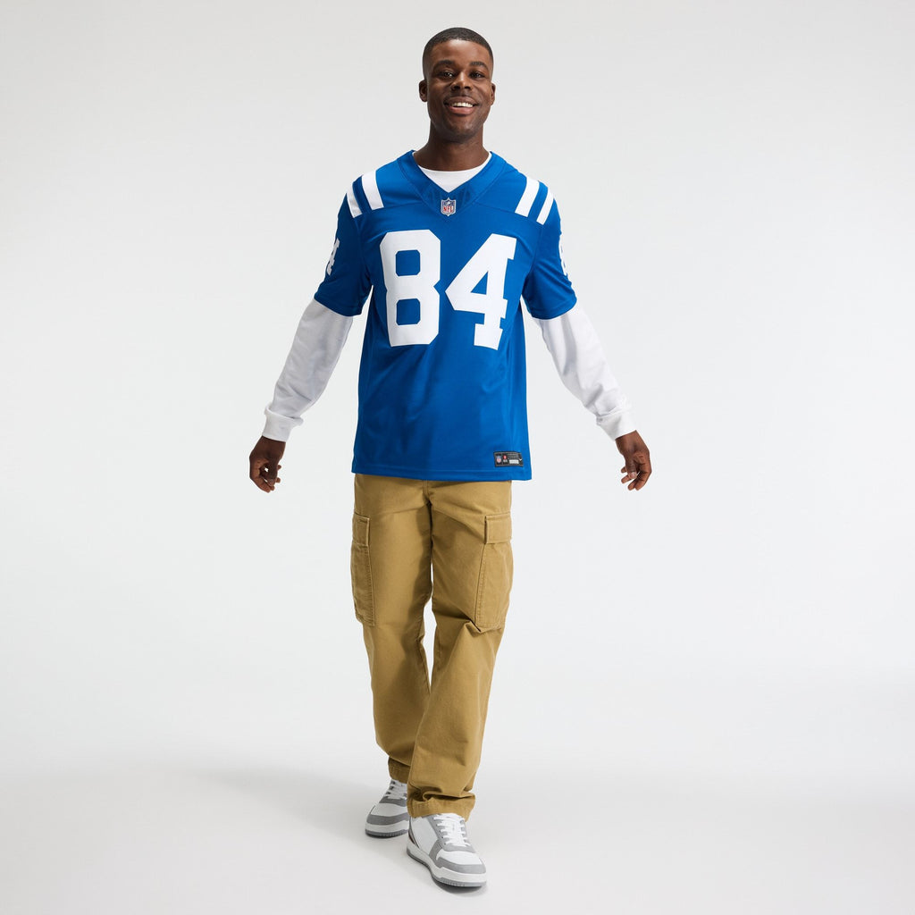 Men's Indianapolis Colts Tyler Warren Nike Royal Team Vapor Fuse Stitched Limited Jersey