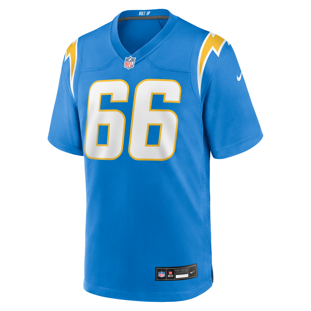 Men's Los Angeles Chargers Jake Slaughter Nike Powder Blue Team Game Jersey