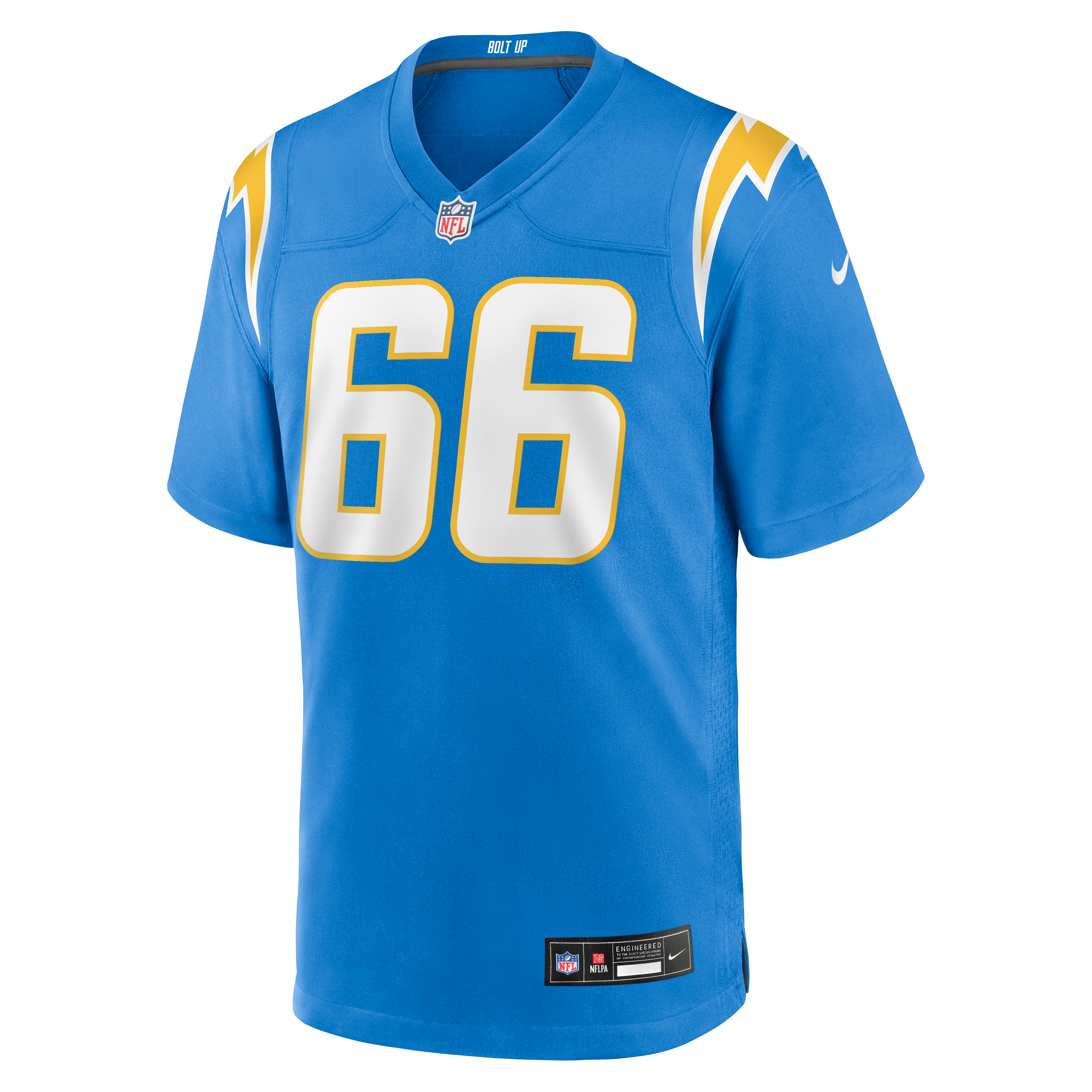 Men's Los Angeles Chargers Jake Slaughter Nike Powder Blue Team Game Jersey