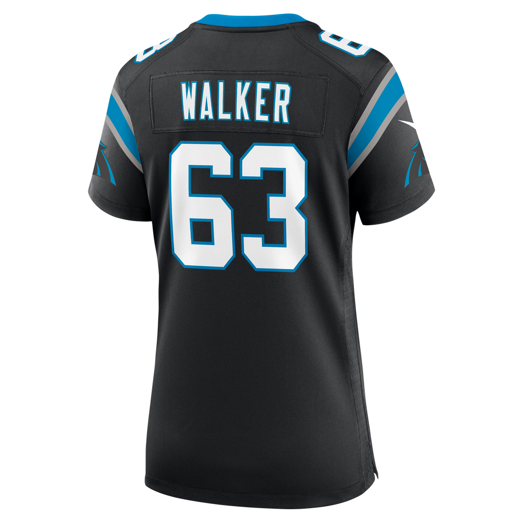 Women's Carolina Panthers Rasheed Walker Nike Black Team Game Jersey