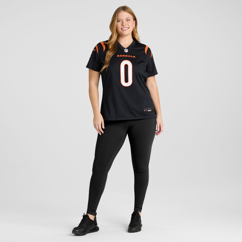 Women's Cincinnati Bengals Dj Turner Ii Nike Black Team Game Jersey