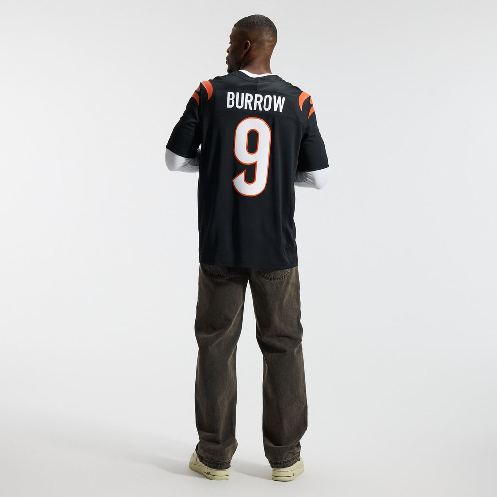 Men's Cincinnati Bengals Joe Burrow Nike Black Team Vapor Fuse Stitched Limited Jersey