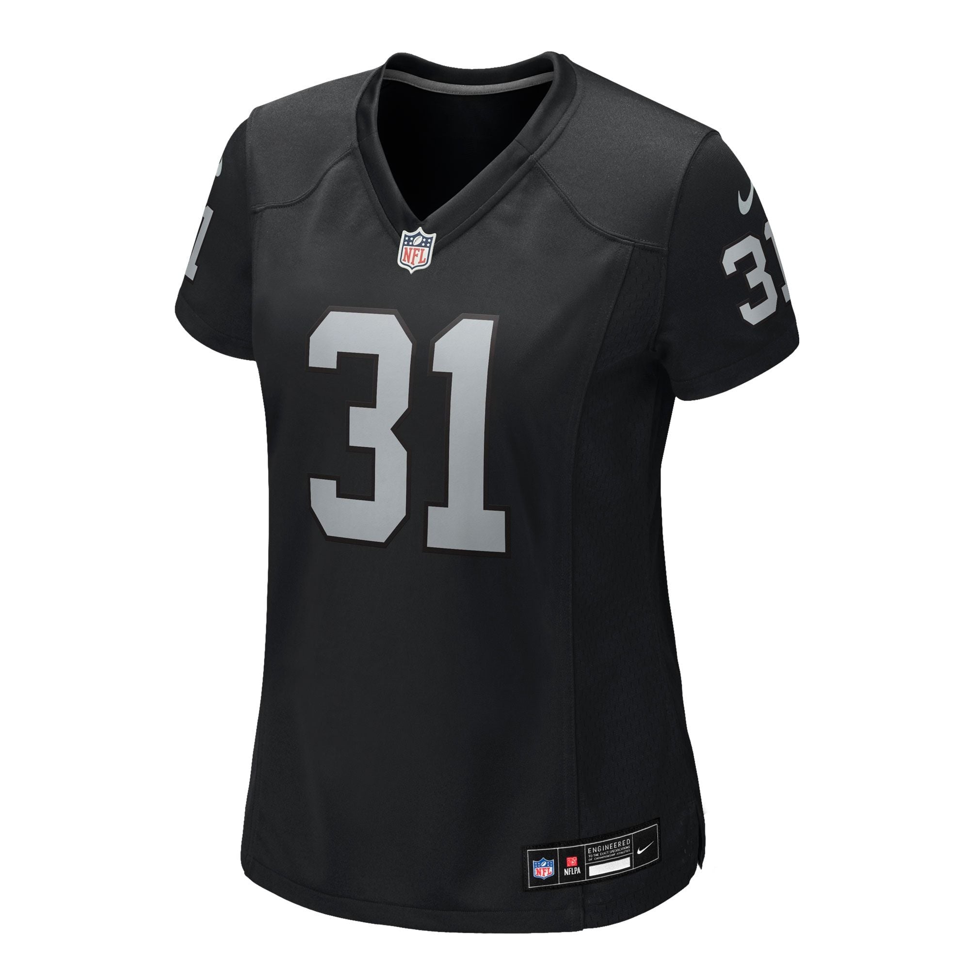 Women's Las Vegas Raiders Raheem Mostert Nike Black Team Game Jersey