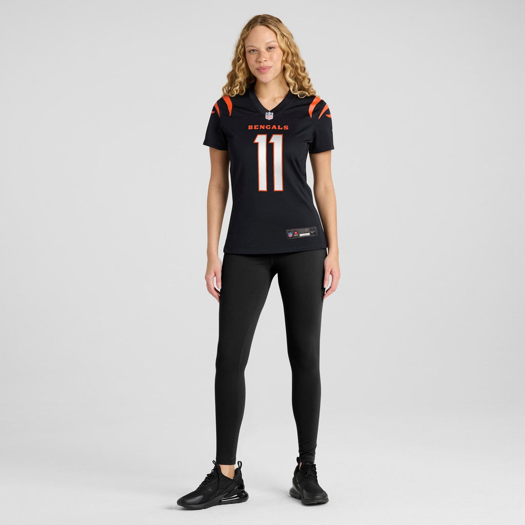 Women's Cincinnati Bengals Josh Johnson Nike Black Team Game Jersey