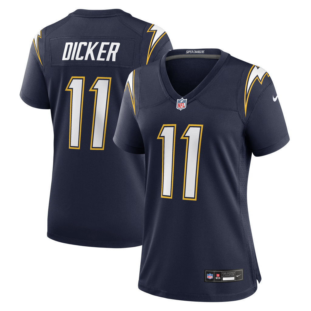 Women's Los Angeles Chargers Cameron Dicker Nike Navy Alternate Game Jersey