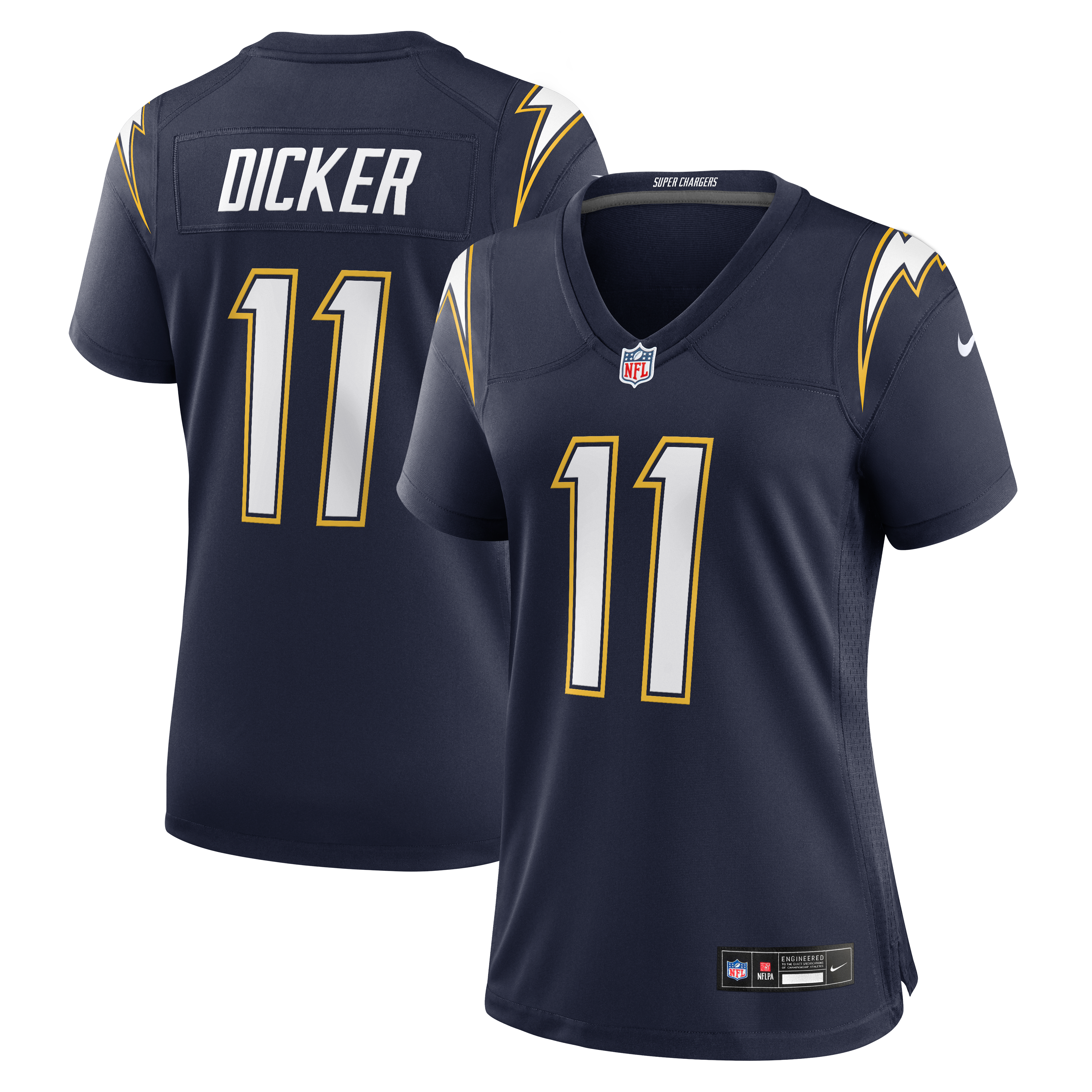 Women's Los Angeles Chargers Cameron Dicker Nike Navy Alternate Game Jersey