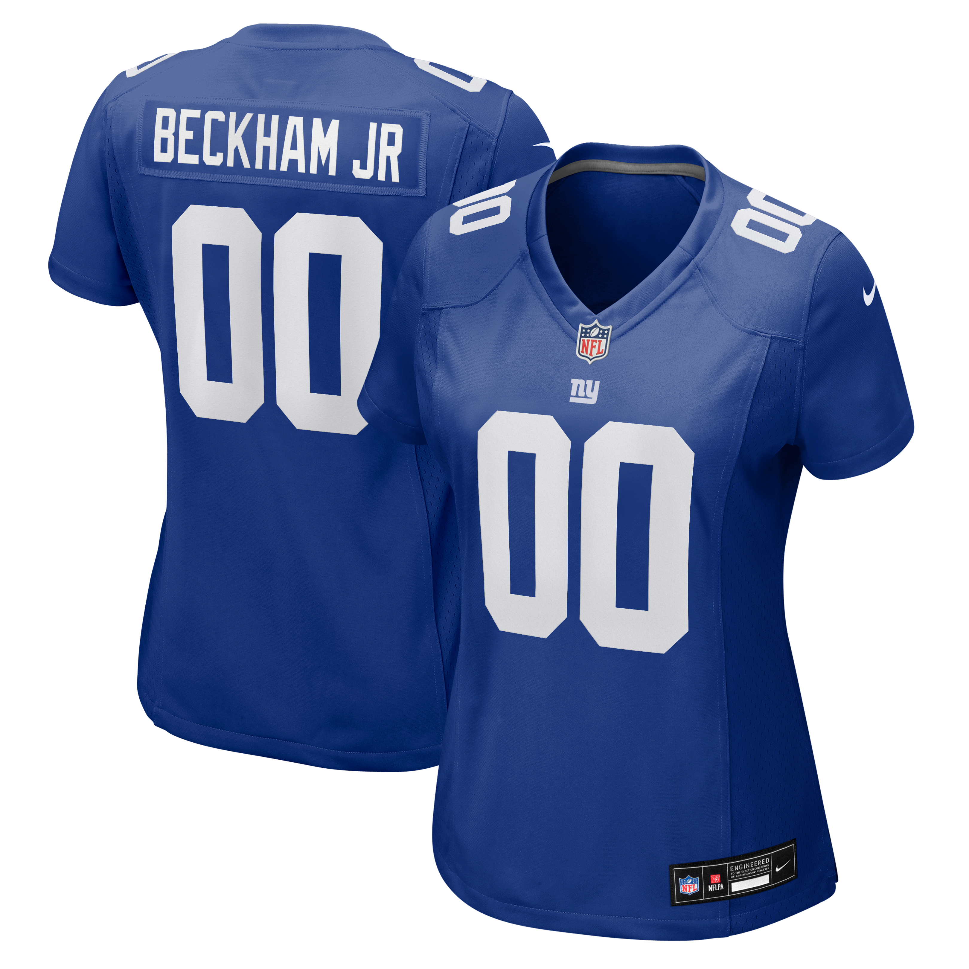 Women's New York Giants Odell Beckham Jr Nike Royal Team Game Jersey