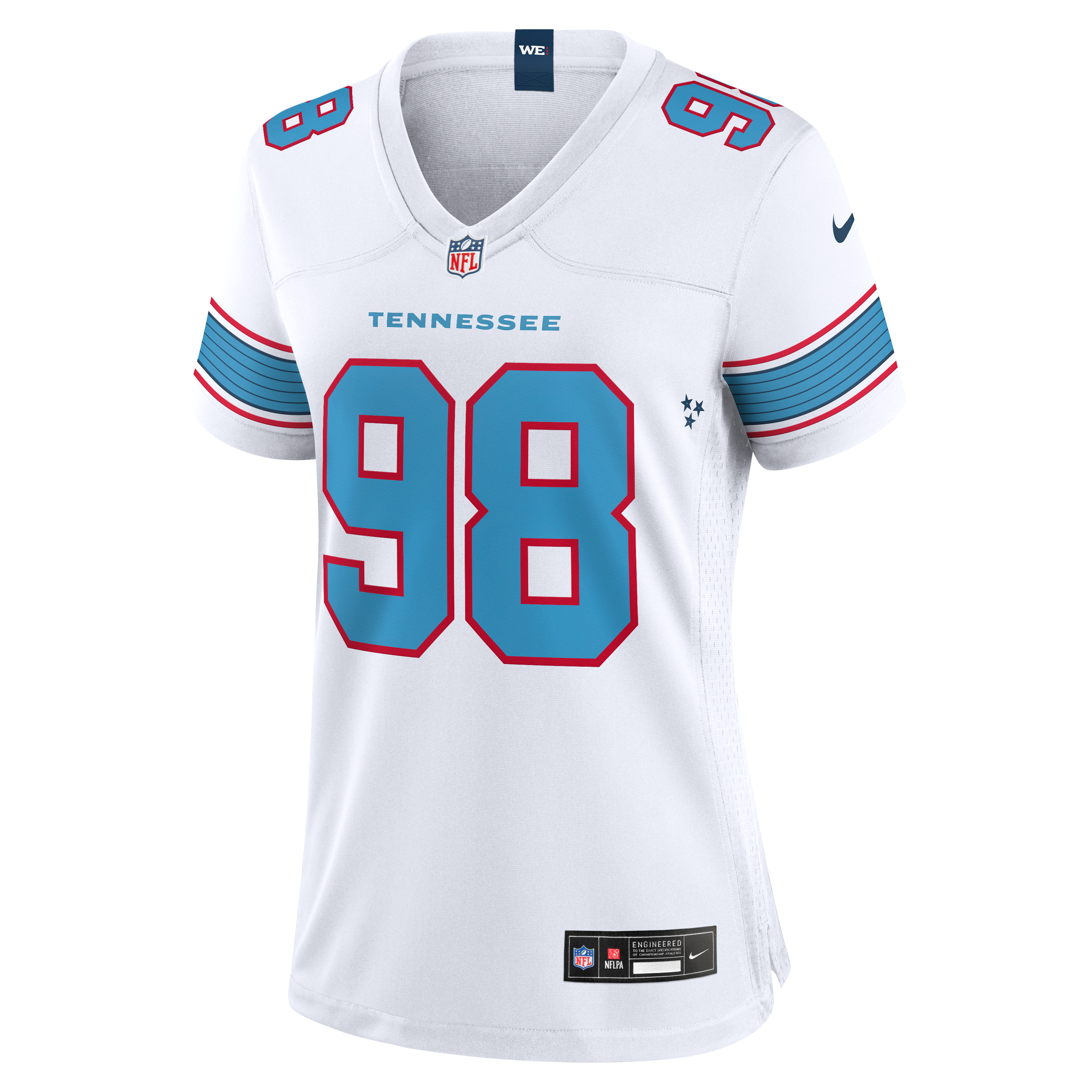 Women's Tennessee Titans Jeffery Simmons Nike White Game Jersey