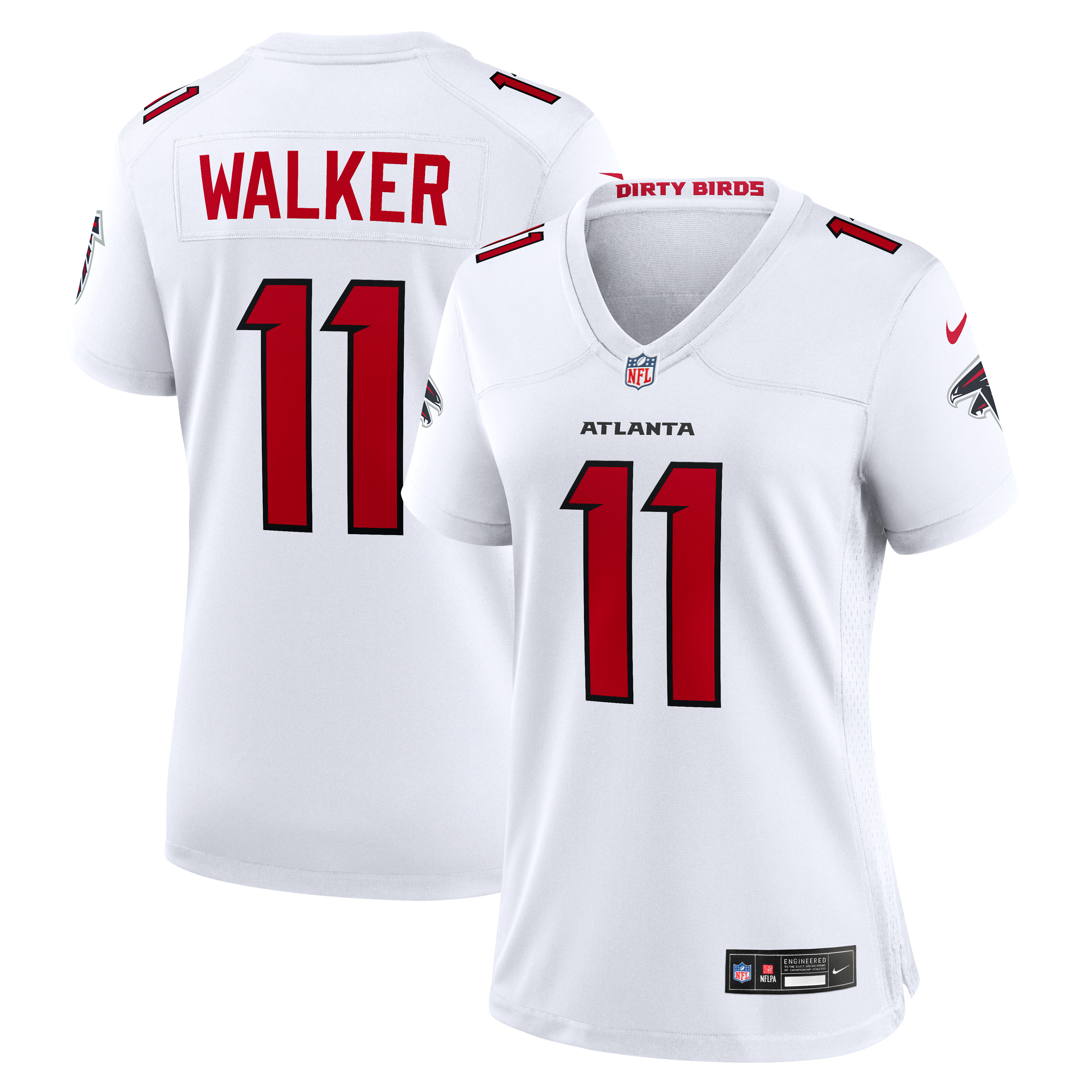 Women's Atlanta Falcons Jalon Walker Nike White Game Jersey