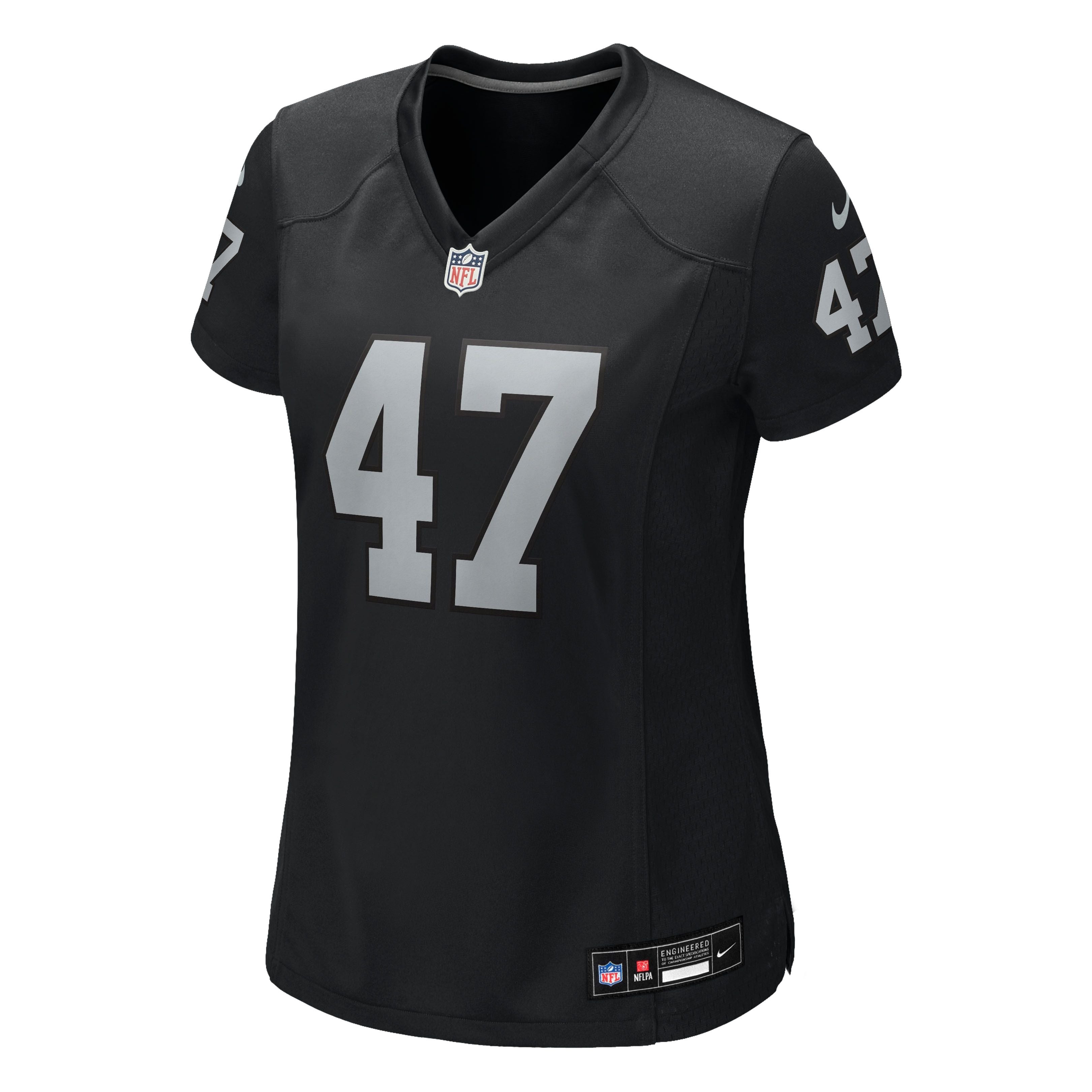 Women's Las Vegas Raiders Alex Ward Nike Black Team Game Jersey