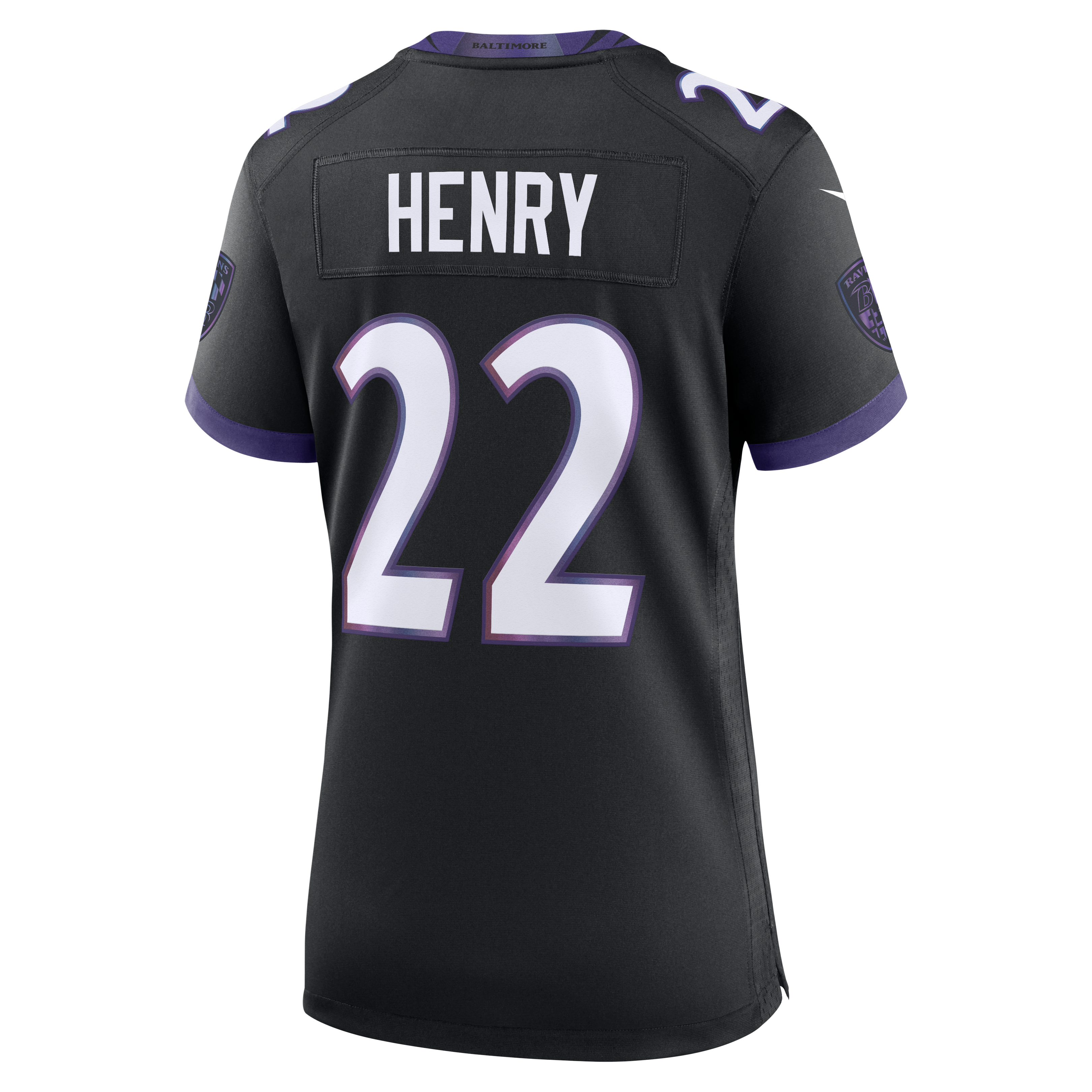 Women's Baltimore Ravens Derrick Henry Nike Black Alternate Game Jersey