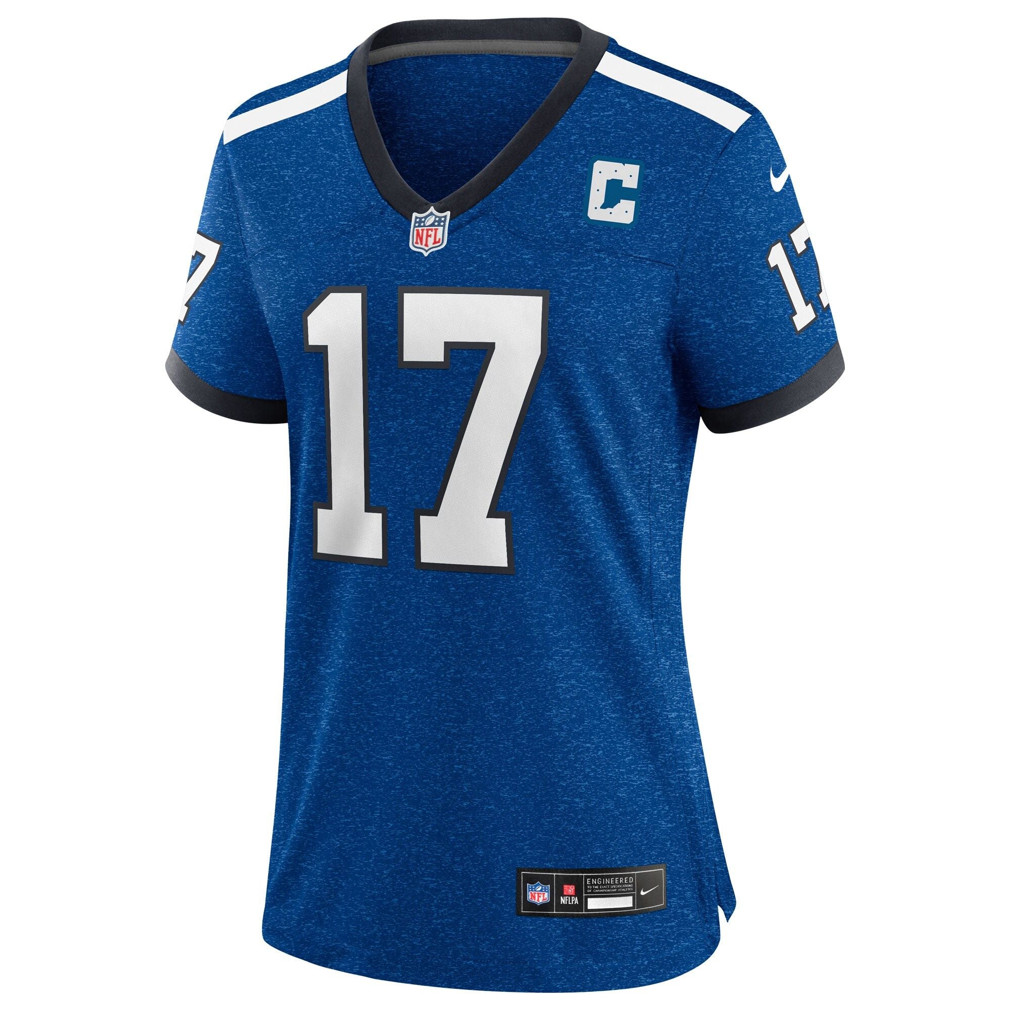 Women's Indianapolis Colts Daniel Jones Nike Heather Royal Alternate 2 Indiana Nights Game Jersey
