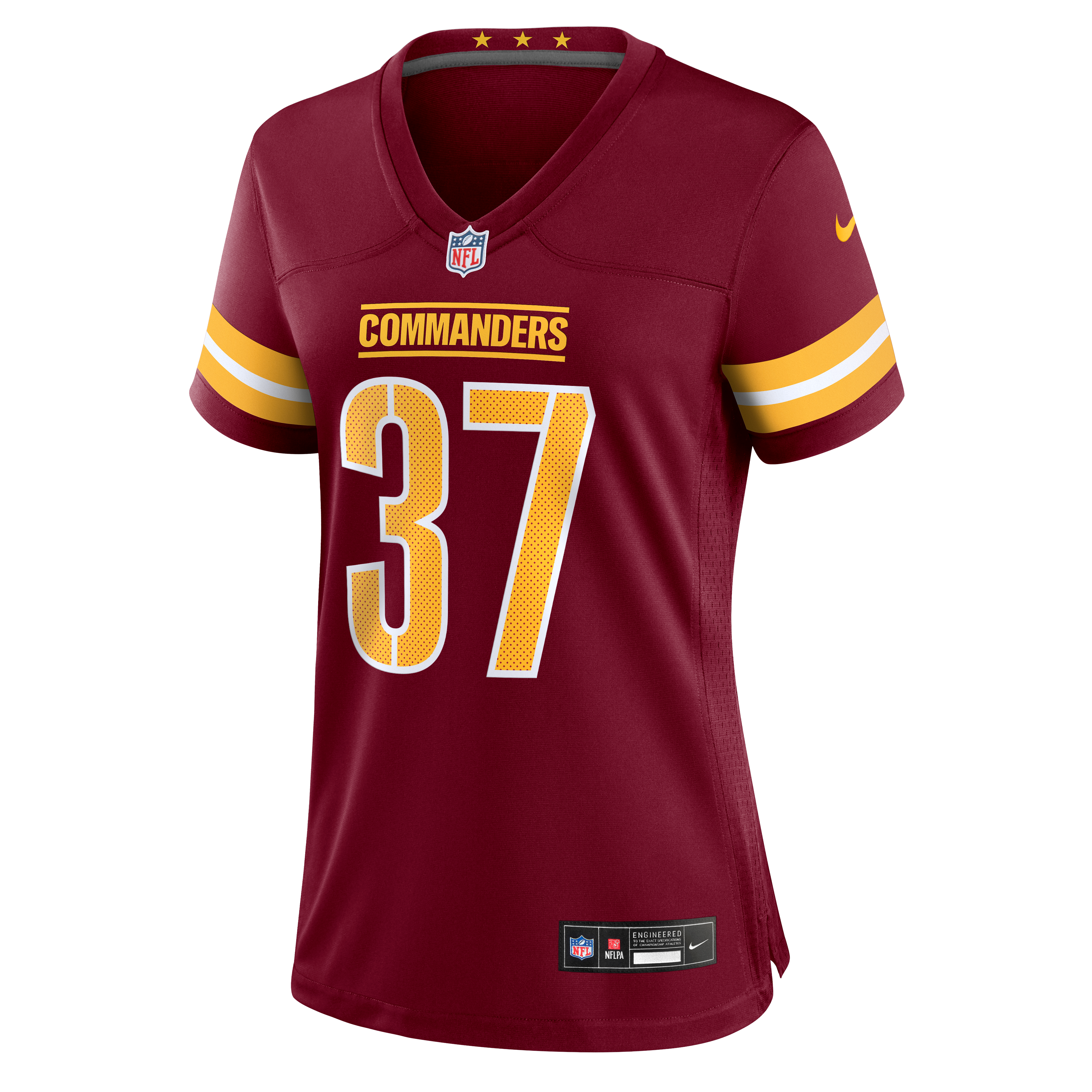 Women's Washington Commanders Carlin Vigers Nike Burgundy Team Game Jersey