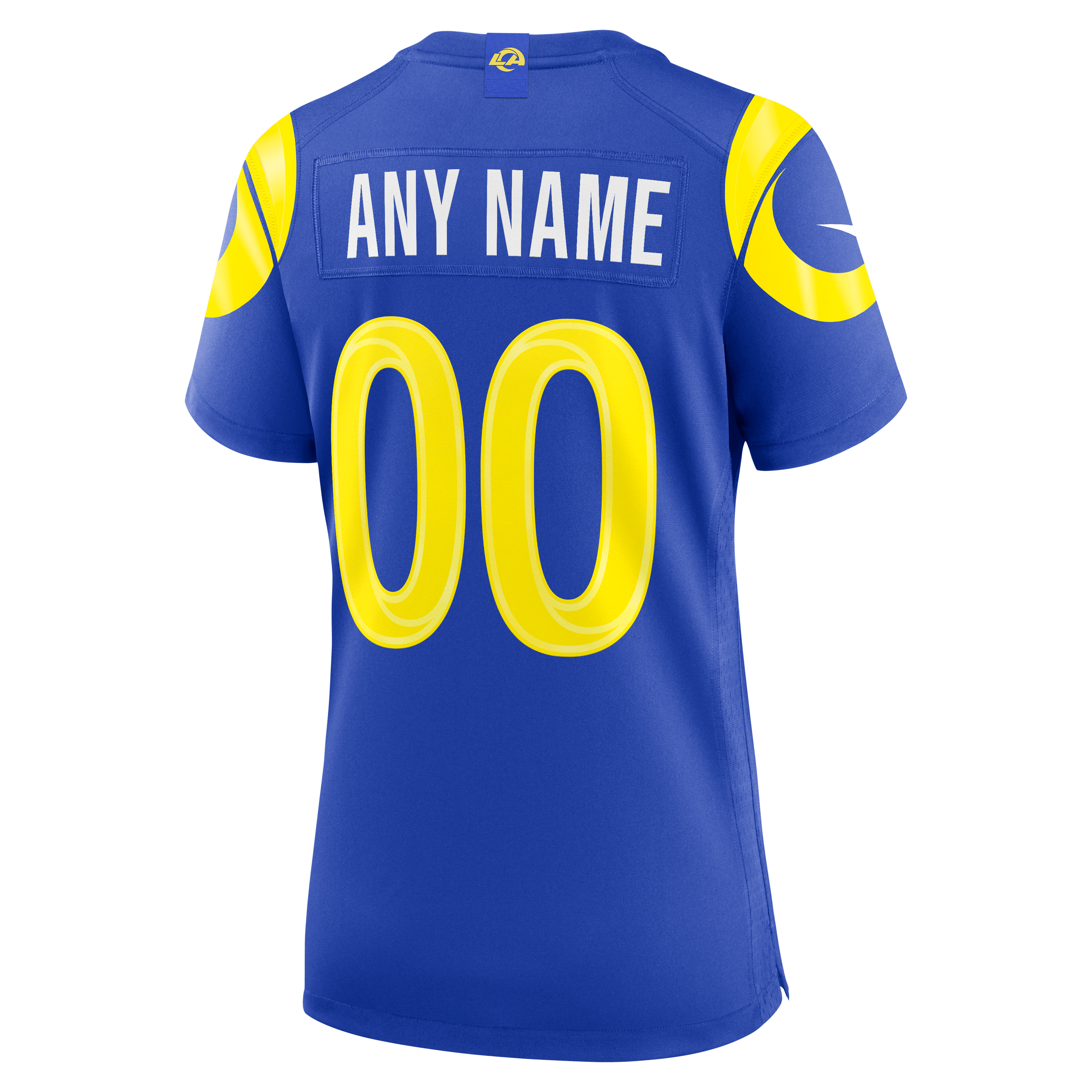 Women's Los Angeles Rams Nike Royal Custom Game Jersey