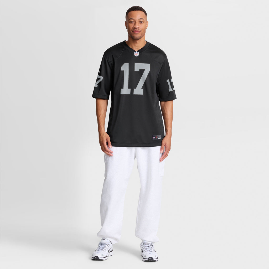 Men's Las Vegas Raiders Nakobe Dean Nike Black Team Game Jersey