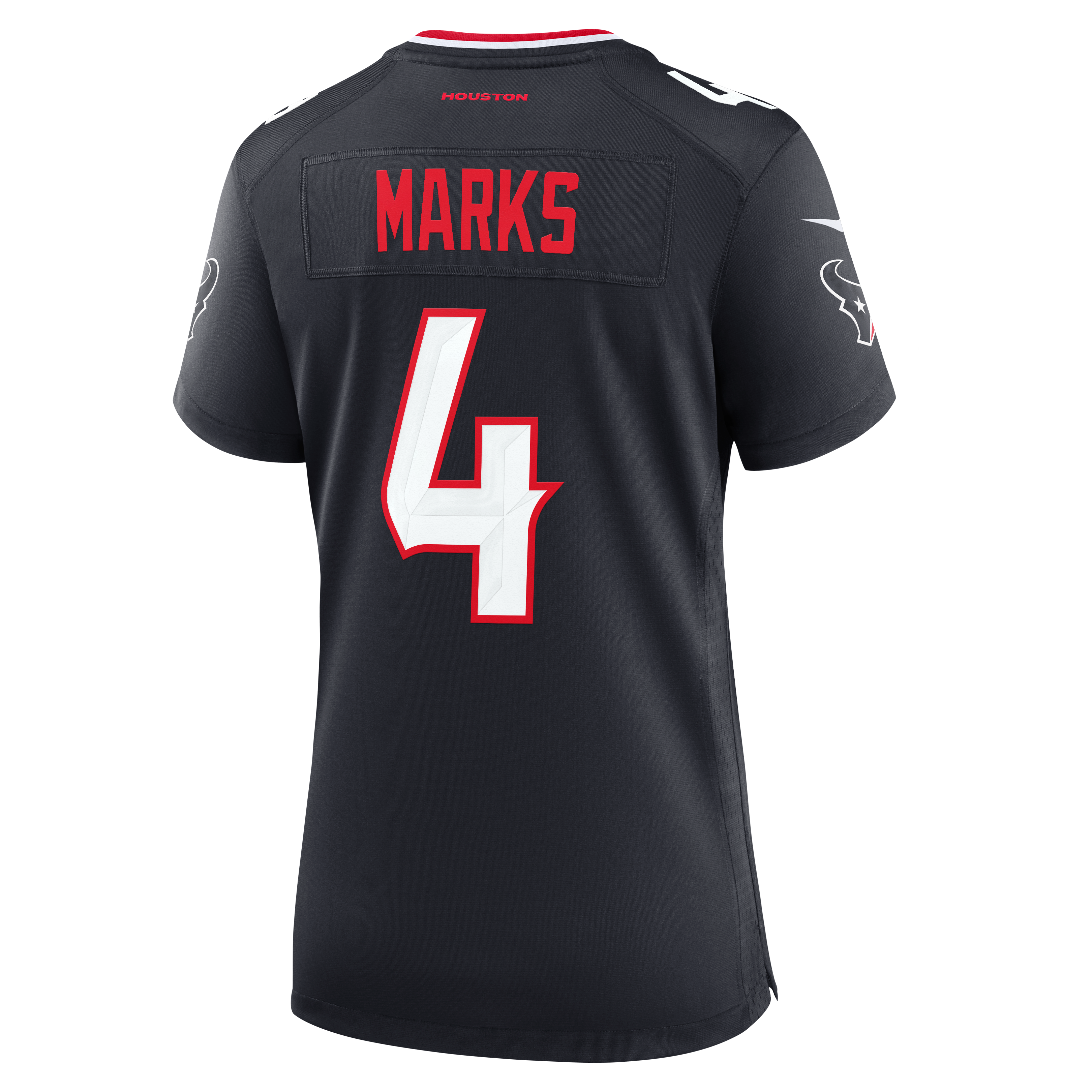 Women's Houston Texans Woody Marks Nike Navy Team Game Jersey
