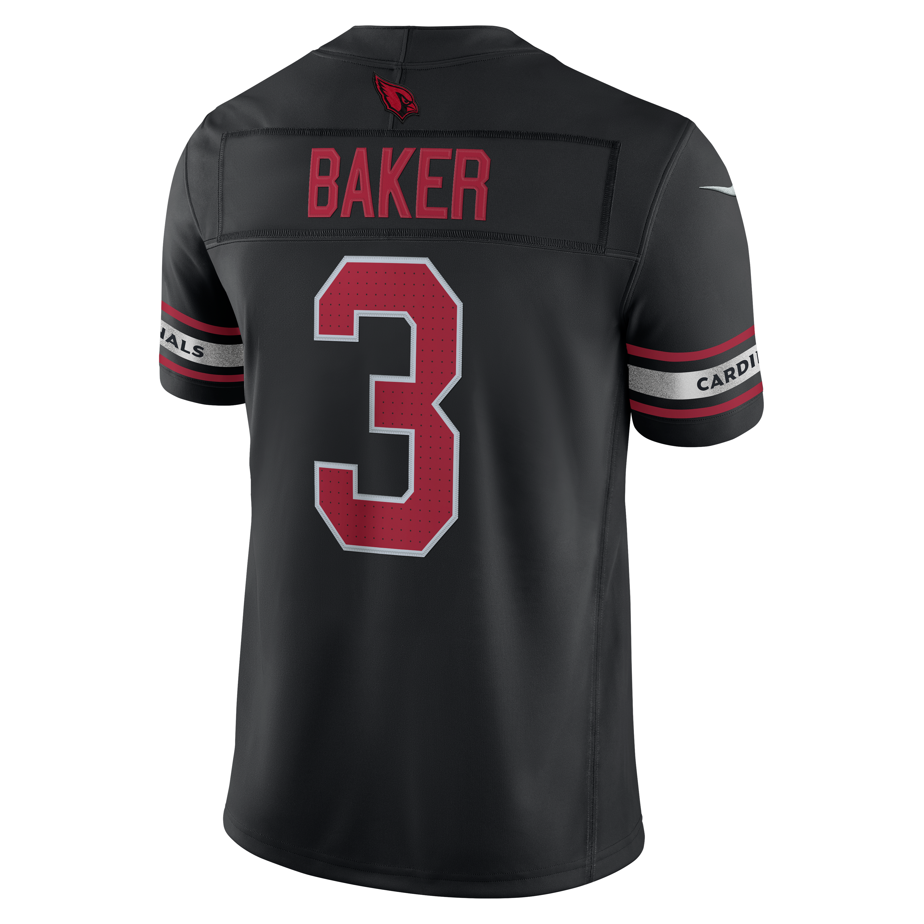 Men's Arizona Cardinals Budda Baker Nike Black Alternate Vapor Fuse Stitched Limited Jersey